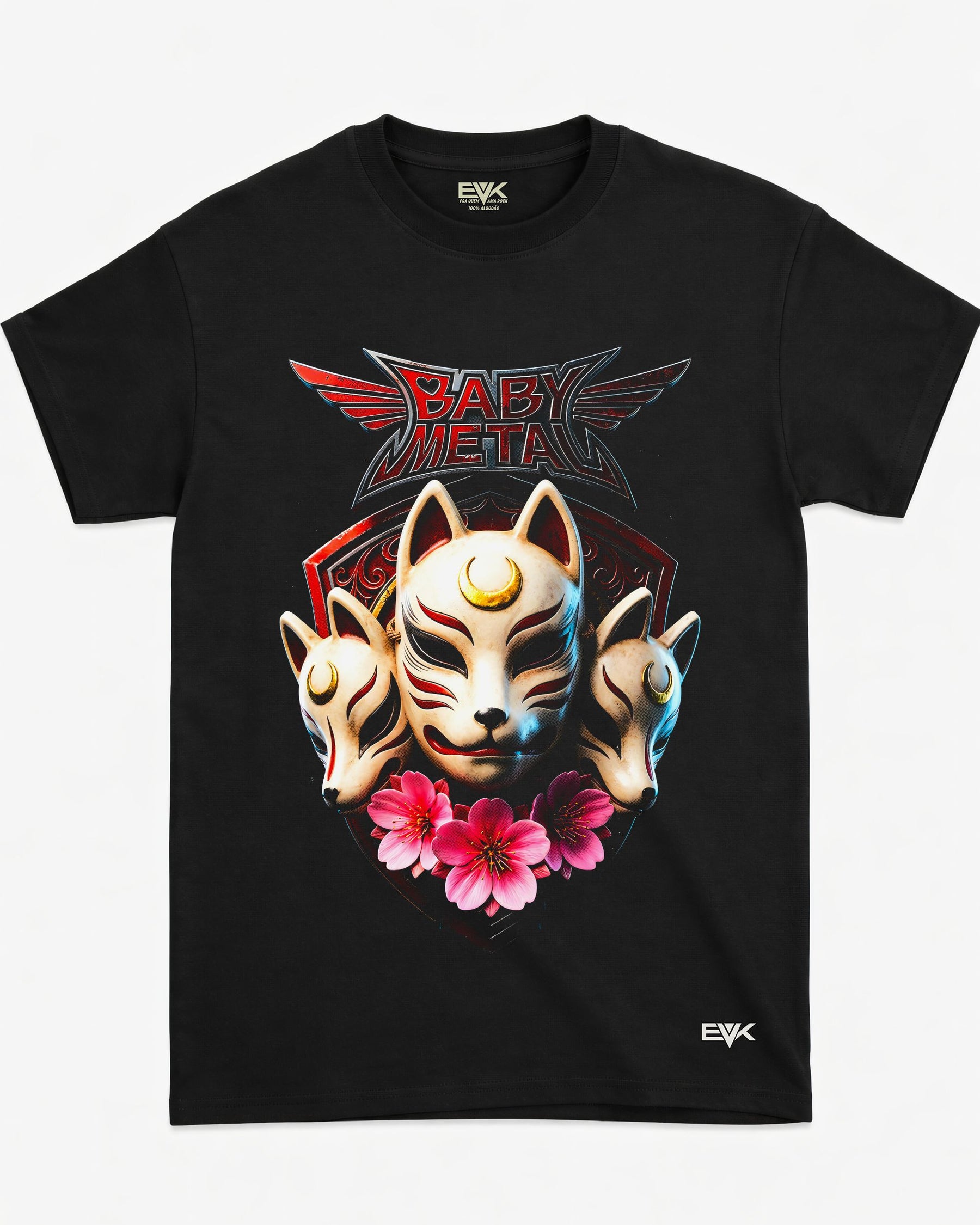 Camiseta Babymetal – Máscaras