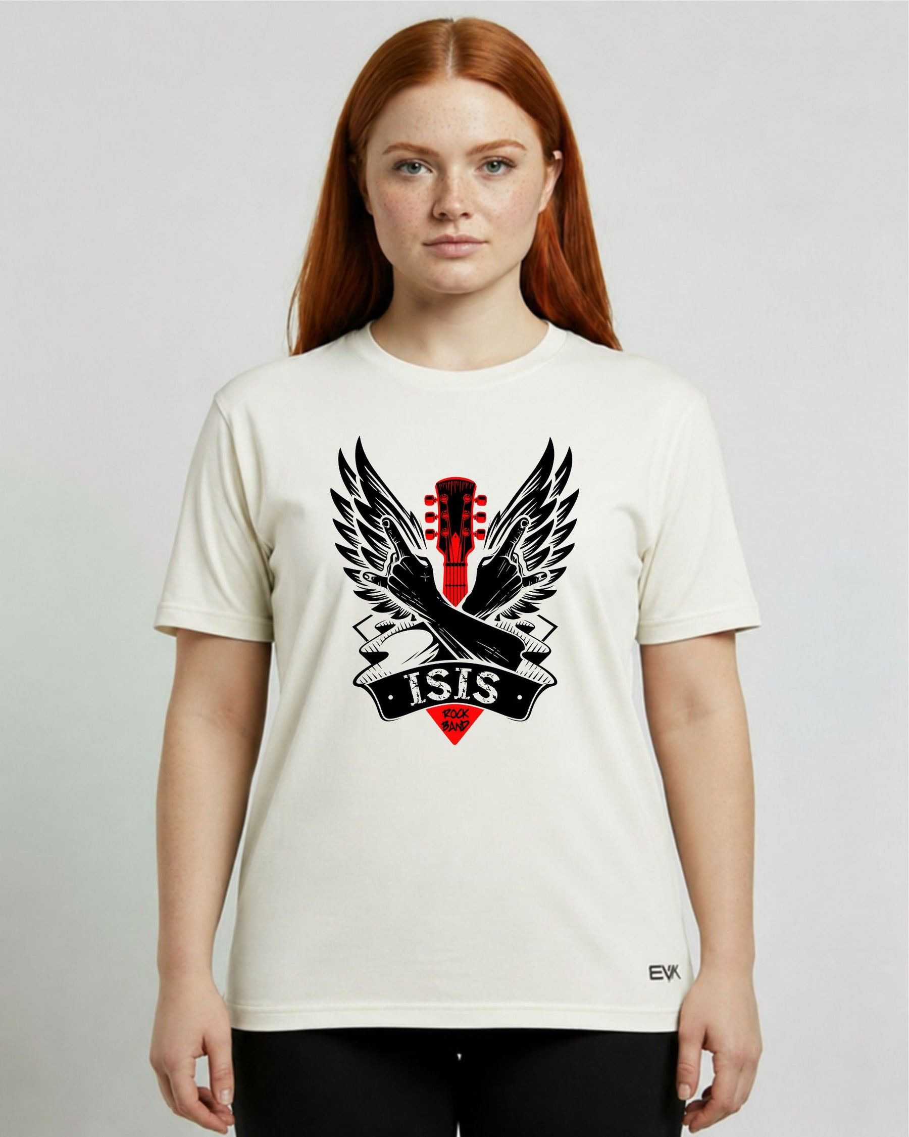 Camiseta Off-White Personalizada Isis Rock Band - Clássica