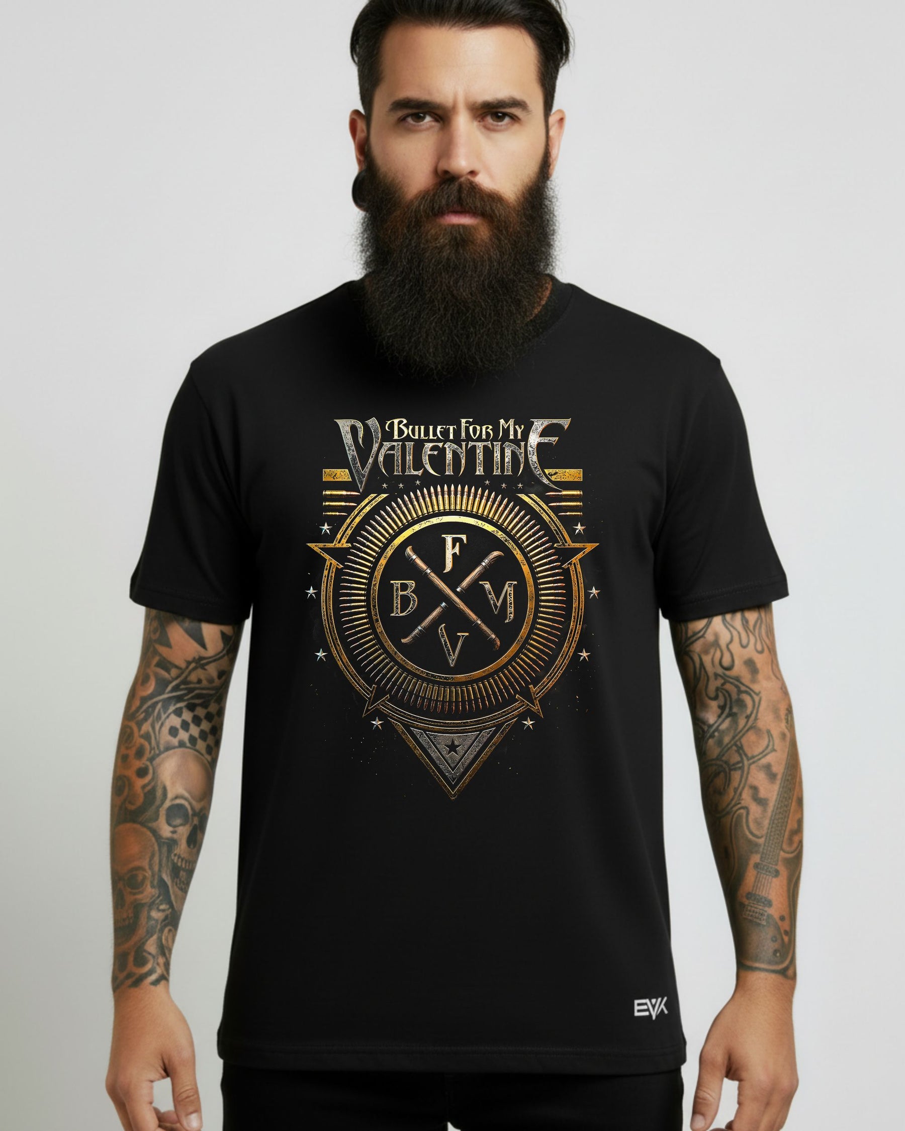 Camiseta Bullet For My Valentine – Crest Logo