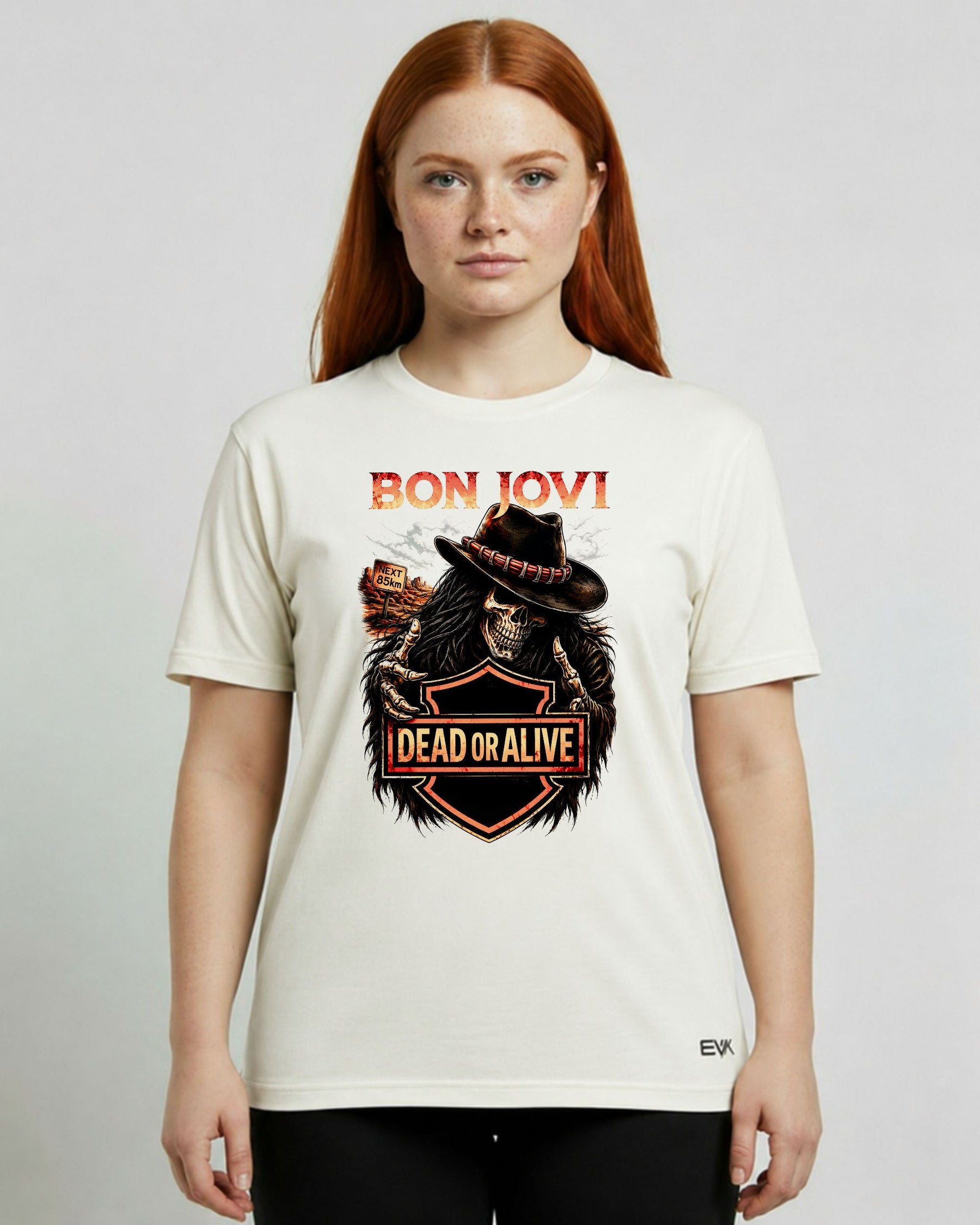 Camiseta Off-White Bon Jovi – Dead or Alive