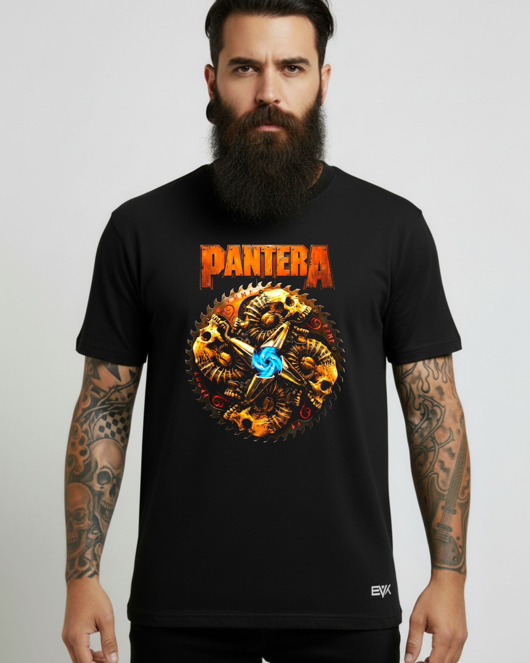 Camiseta Pantera – Circle Skulls & Saw
