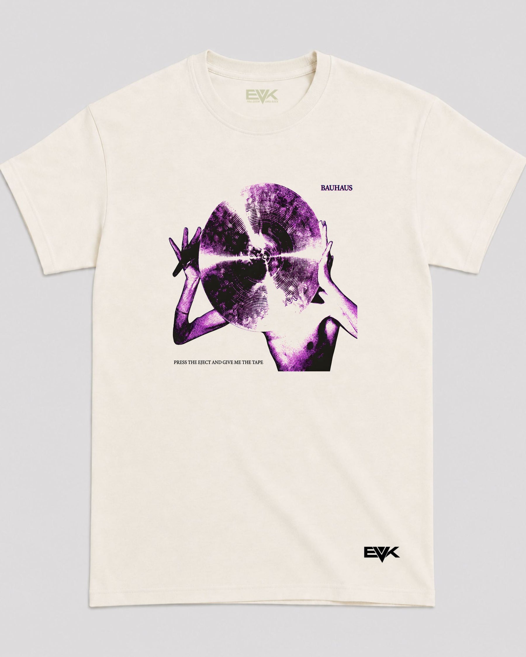 Camiseta Off-White Bauhaus – Press The Eject and Give Me The Tape
