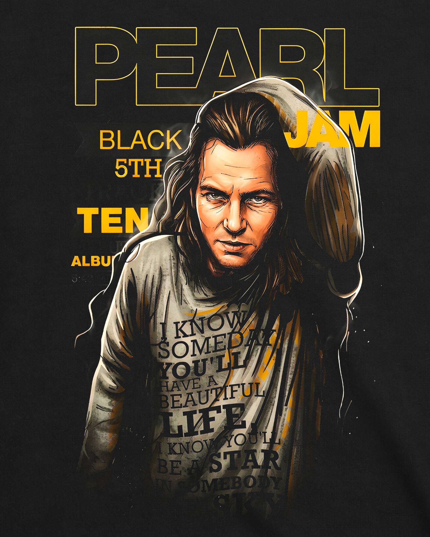 Camiseta Pearl Jam – Black