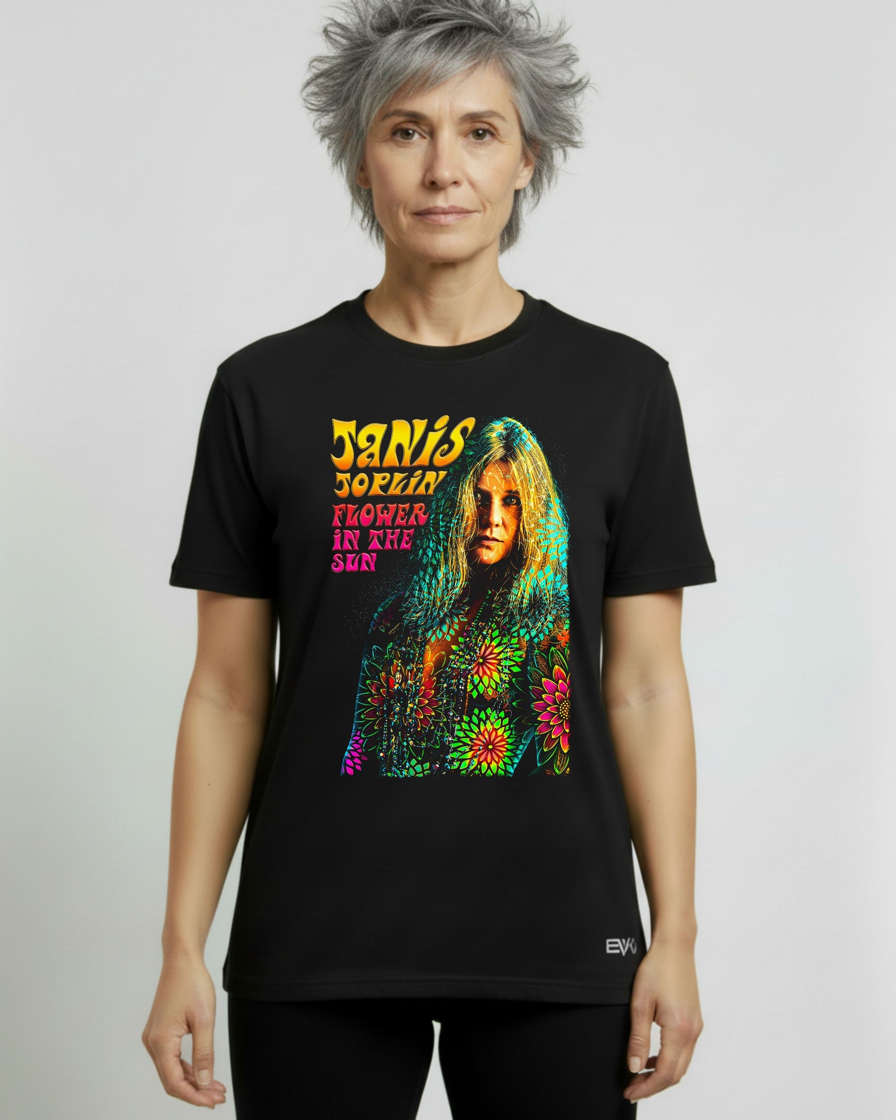 Camiseta Janis Joplin – Flower in the Sun