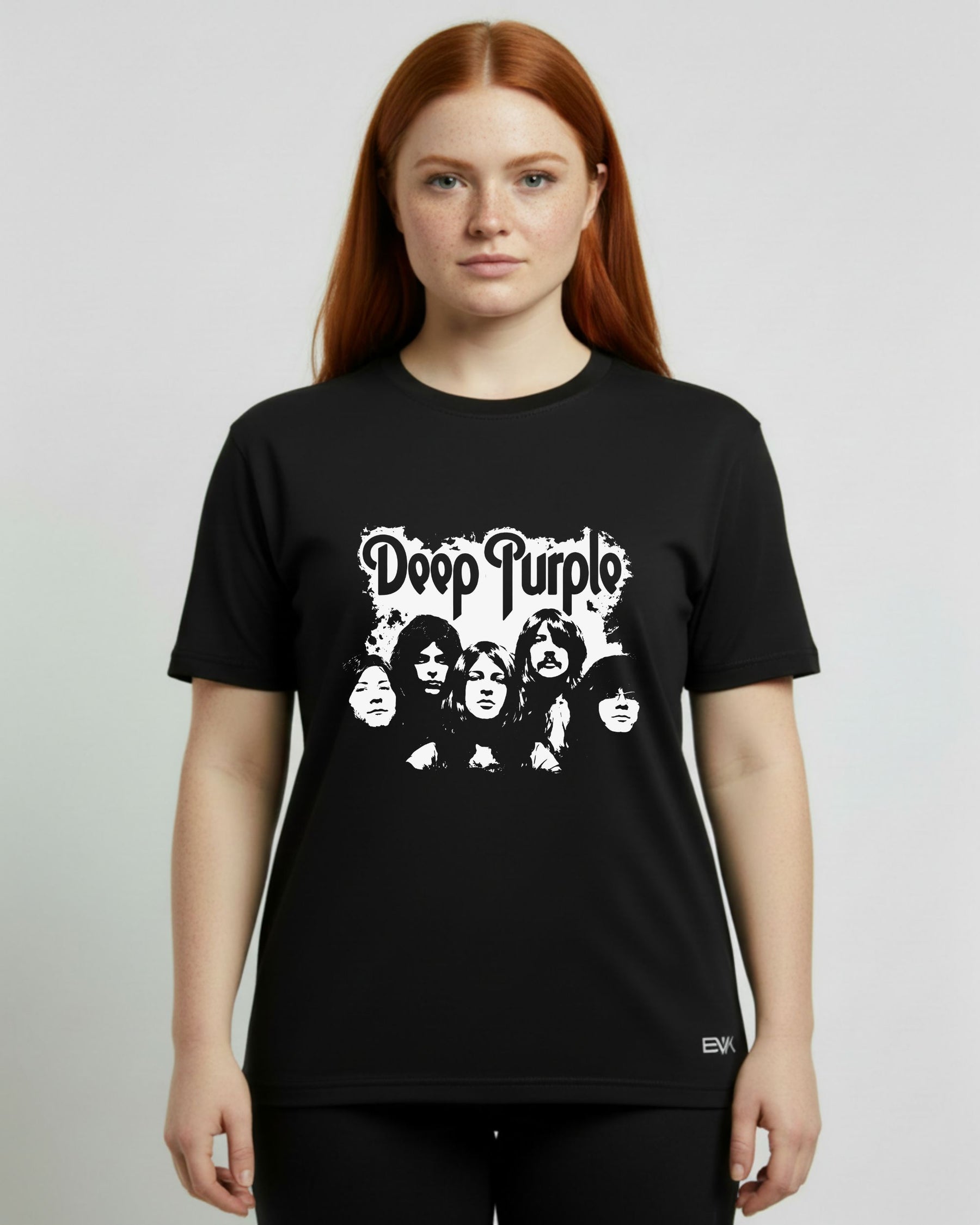 Camiseta Deep Purple – Black and White Band
