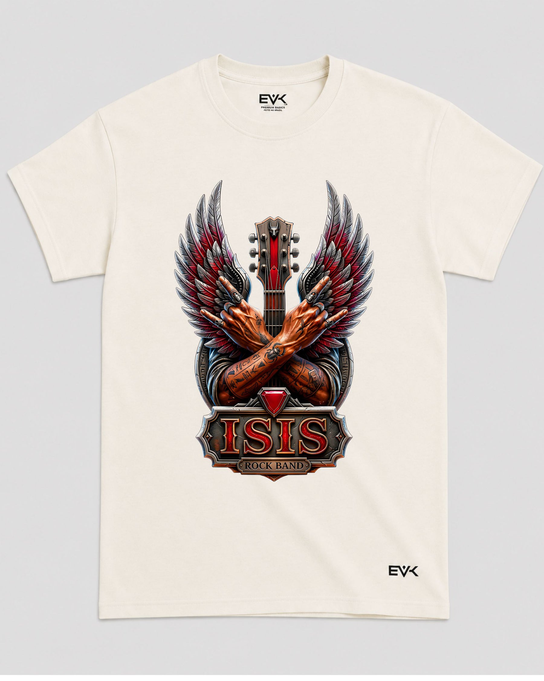 Camiseta Off-White Personalizada Isis Rock Band - Variação 1