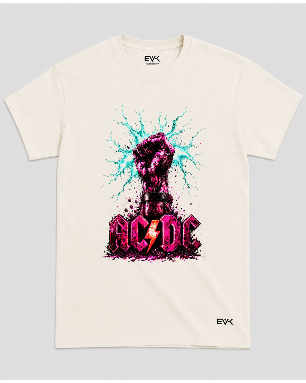 Camiseta Off-White AC/DC – Pink