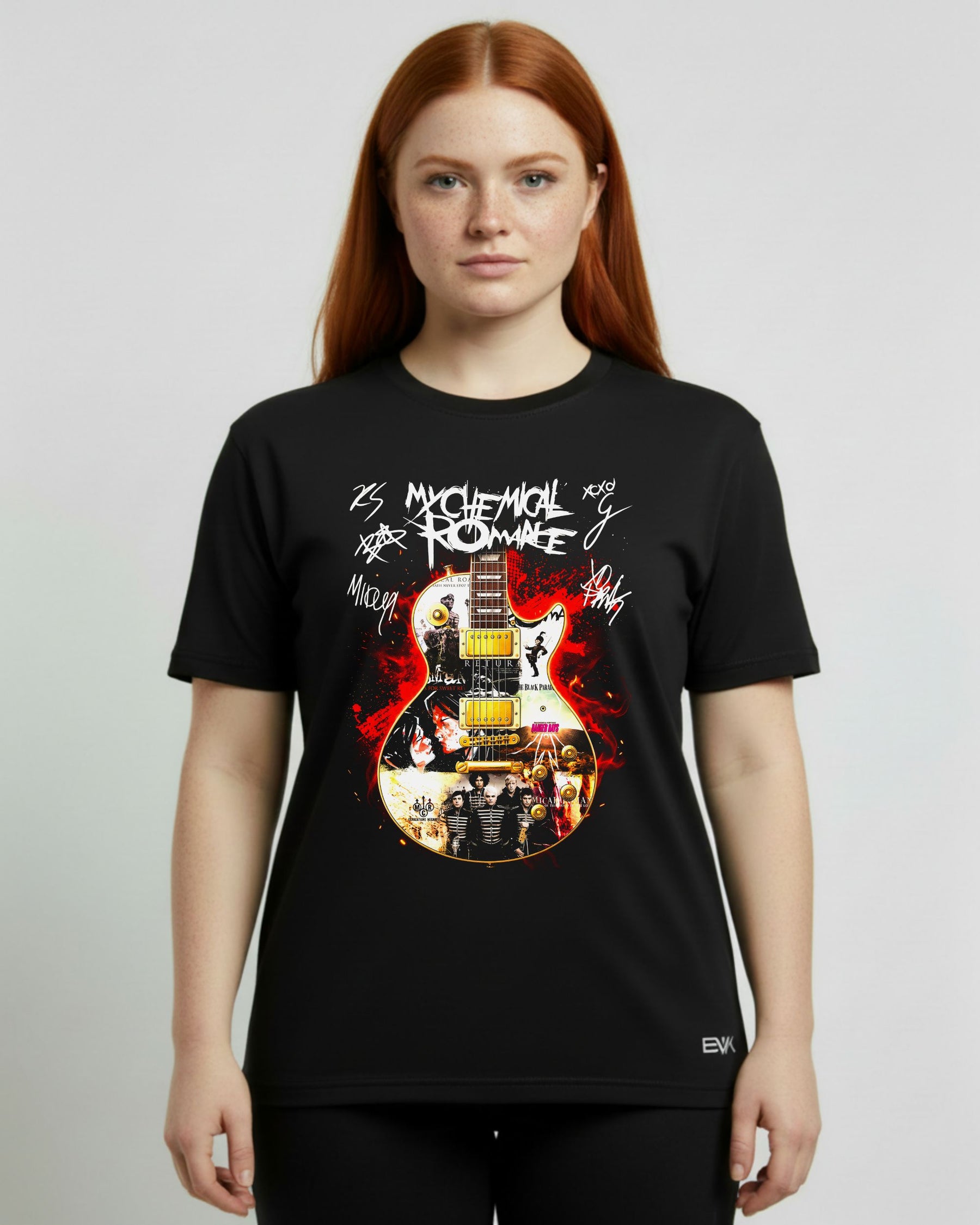 Camiseta My Chemical Romance – Guitar Signatures