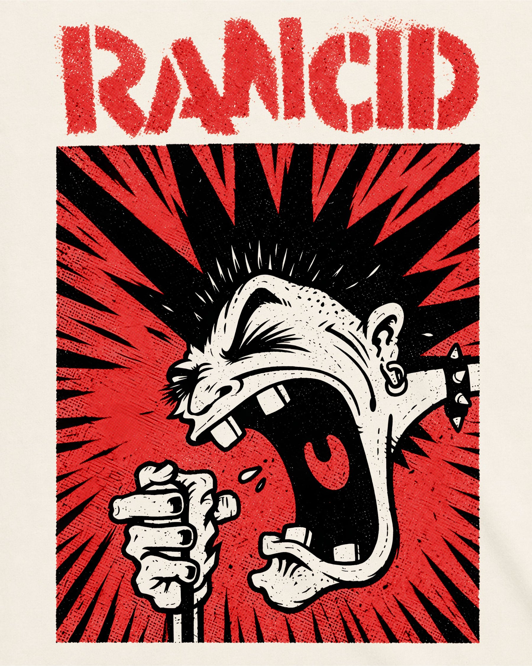 Camiseta Off-White Rancid – Mohawk
