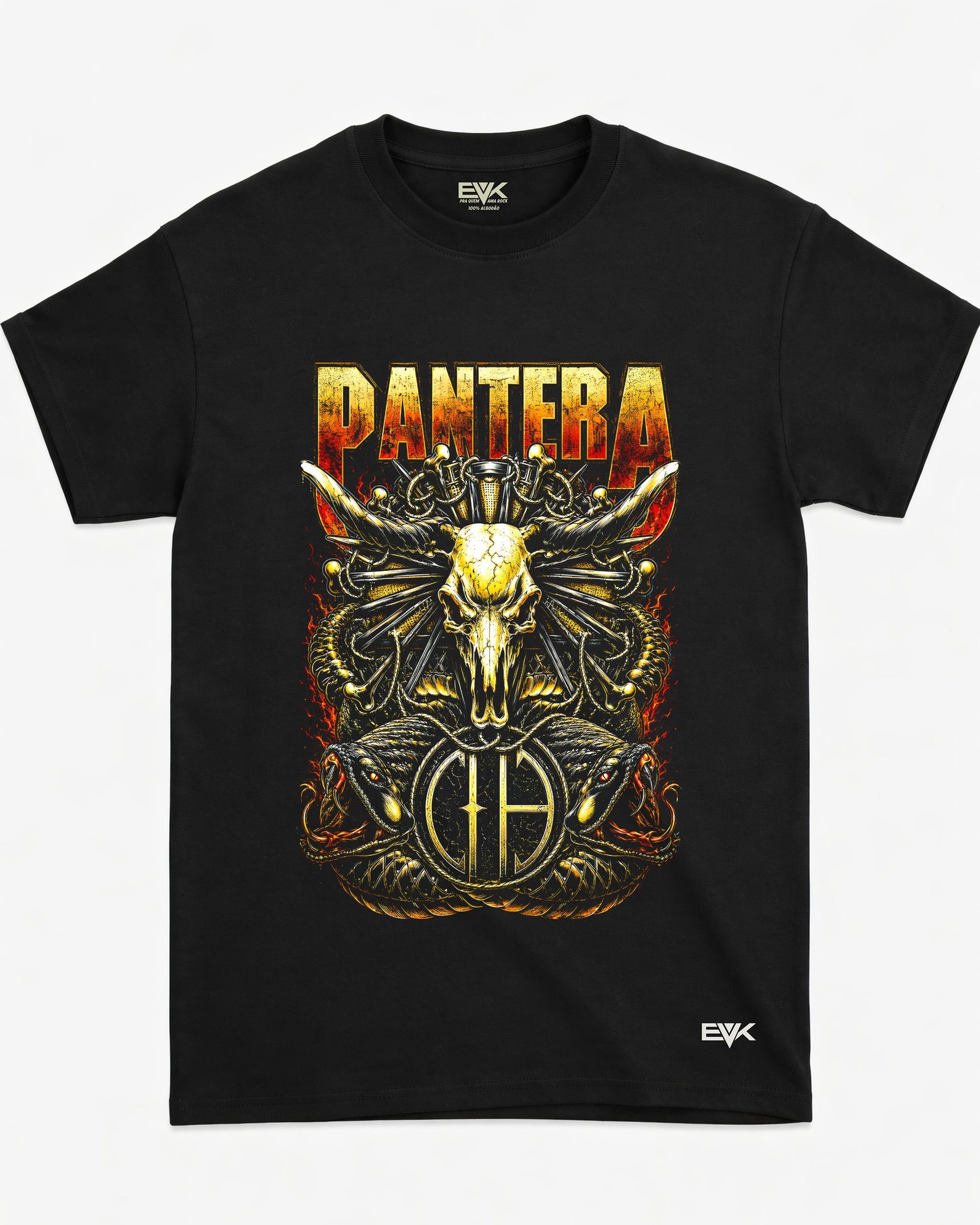 Camiseta Pantera – Steer Skull & CFH Serpents