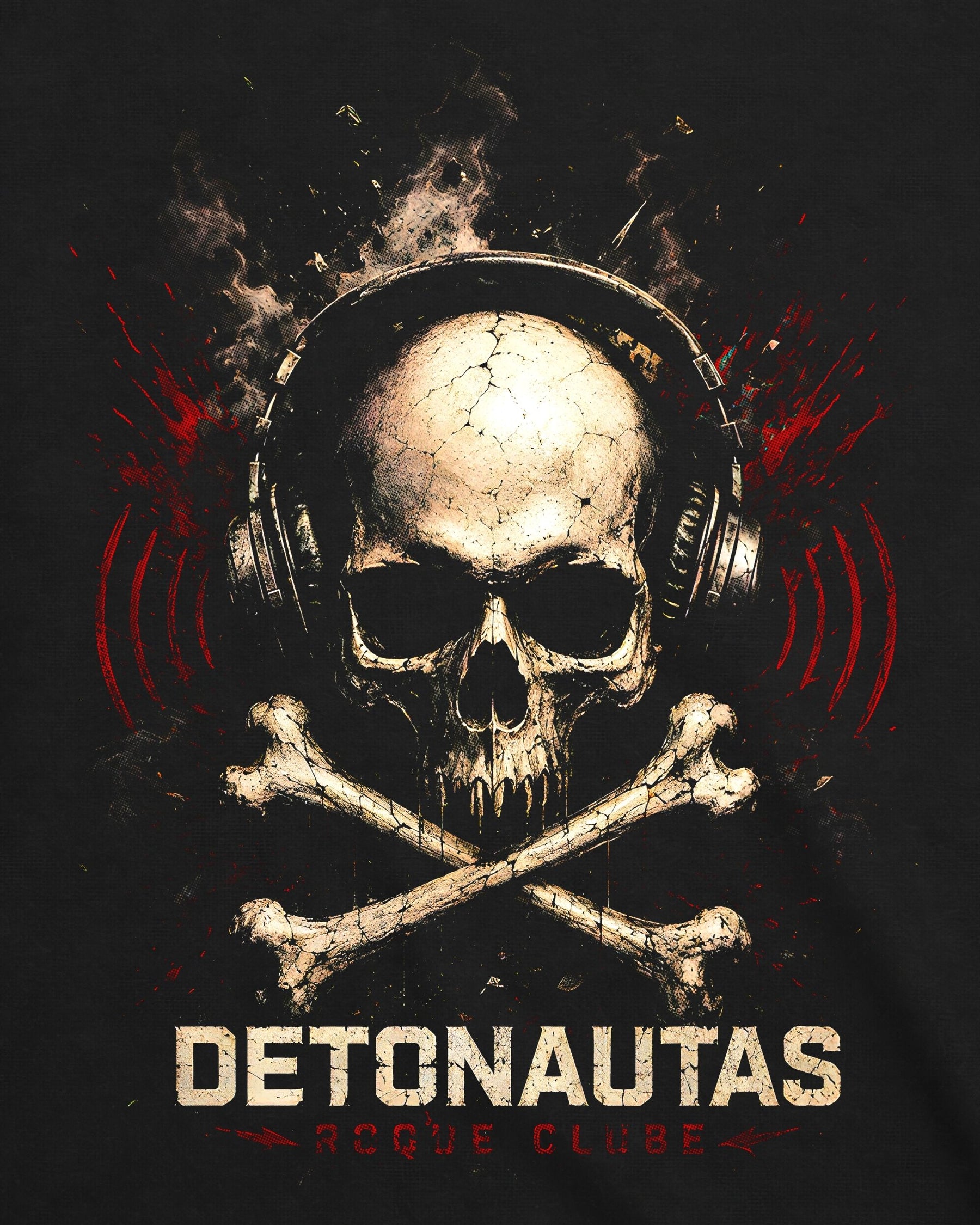 Camiseta Detonautas Roque Clube – Skull