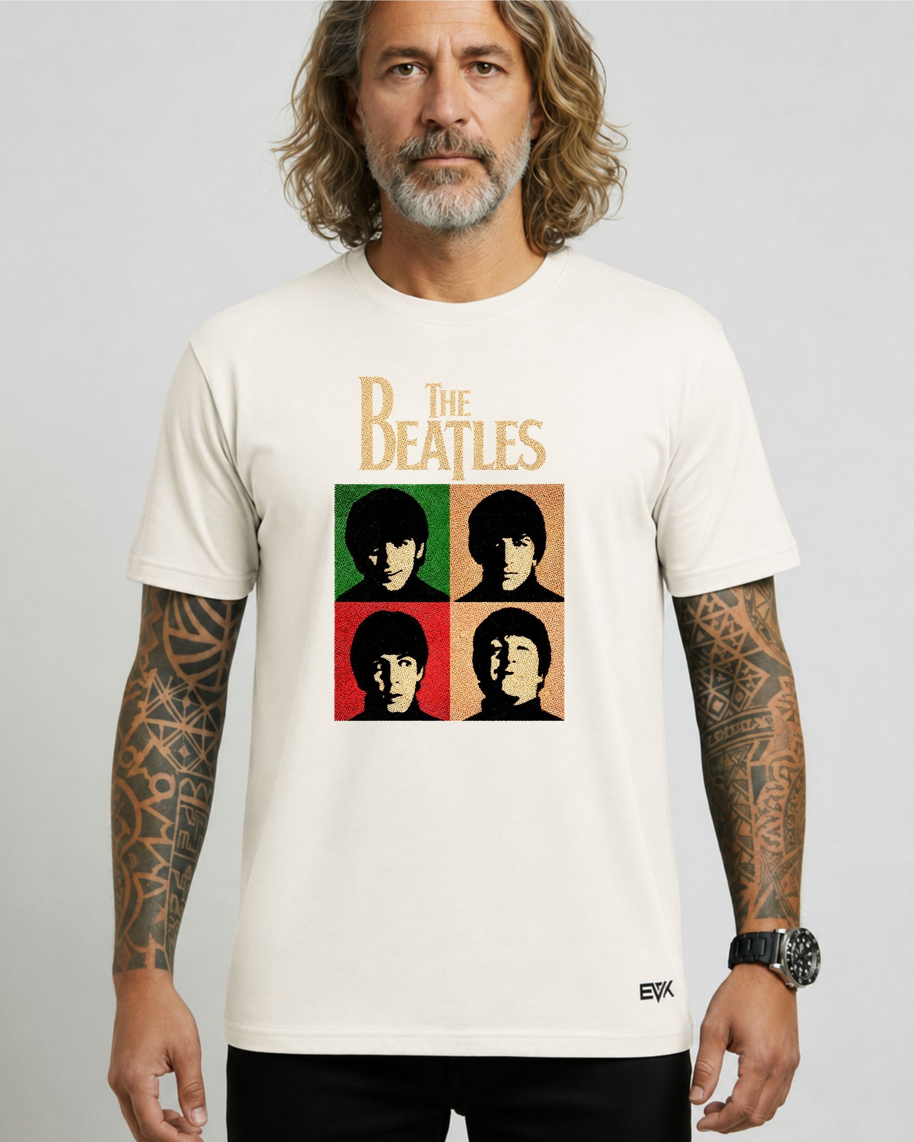 Camiseta Off-White The Beatles – Mosaic