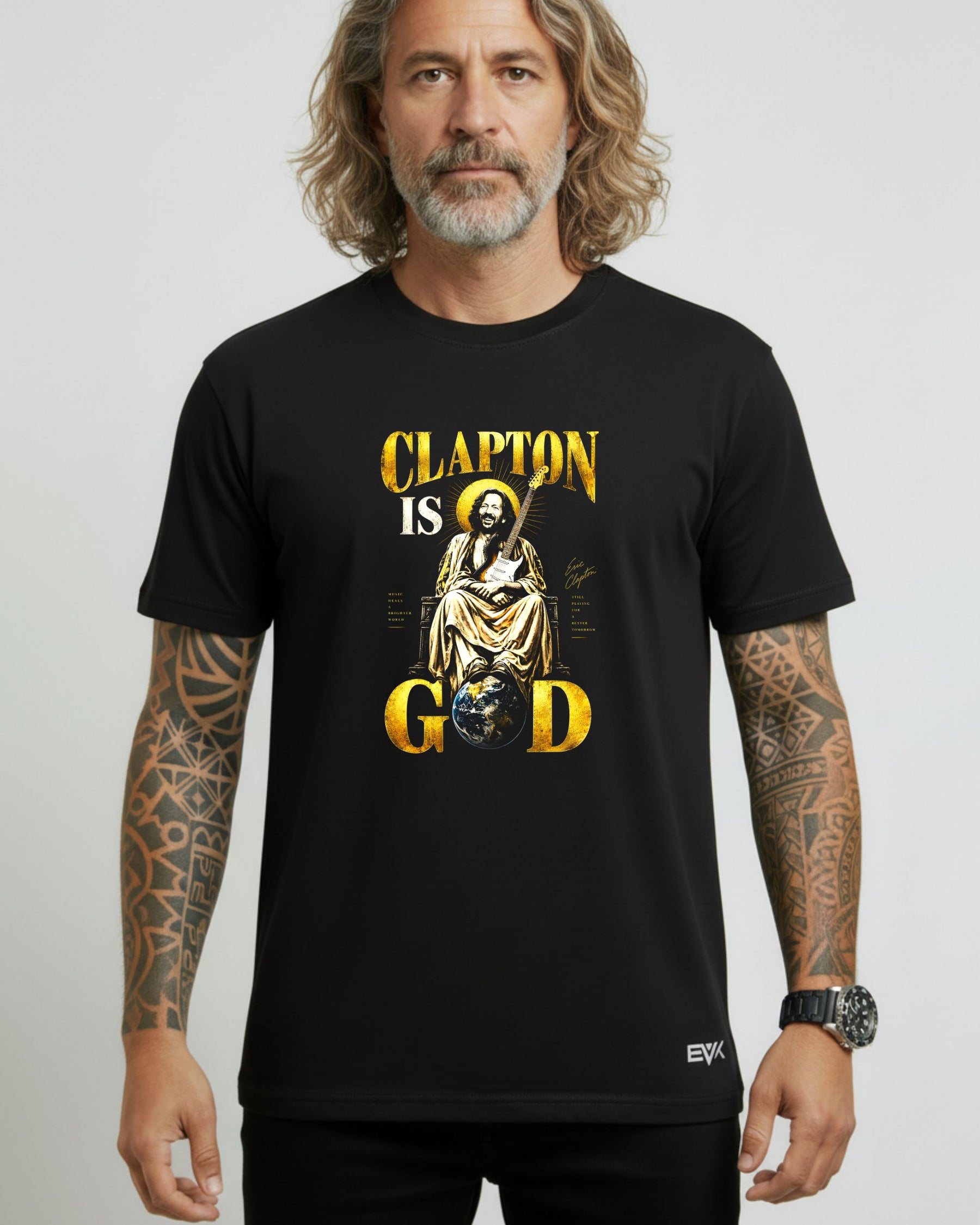 Camiseta Eric Clapton – Clapton Is God