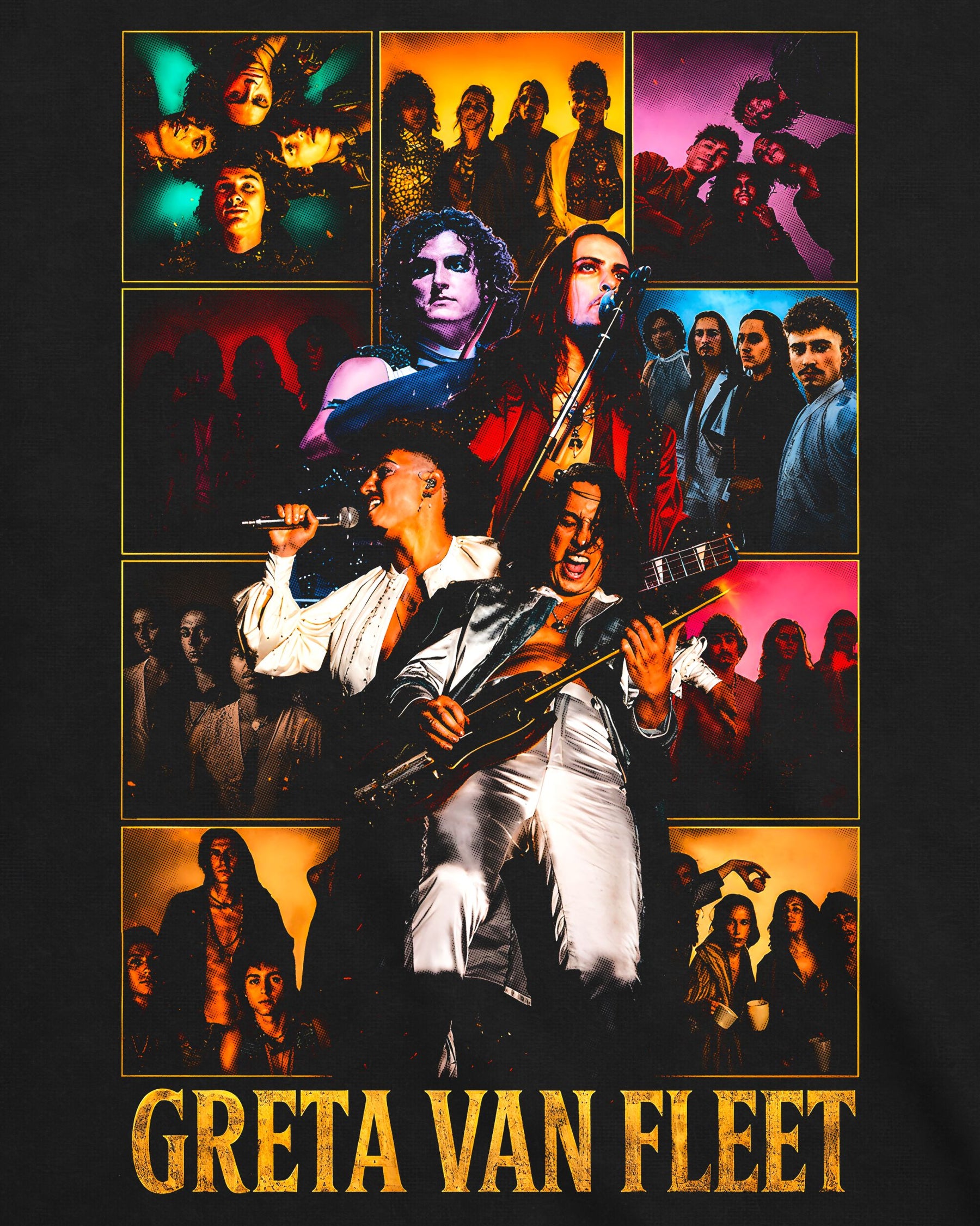 Camiseta Greta Van Fleet – Bootleg