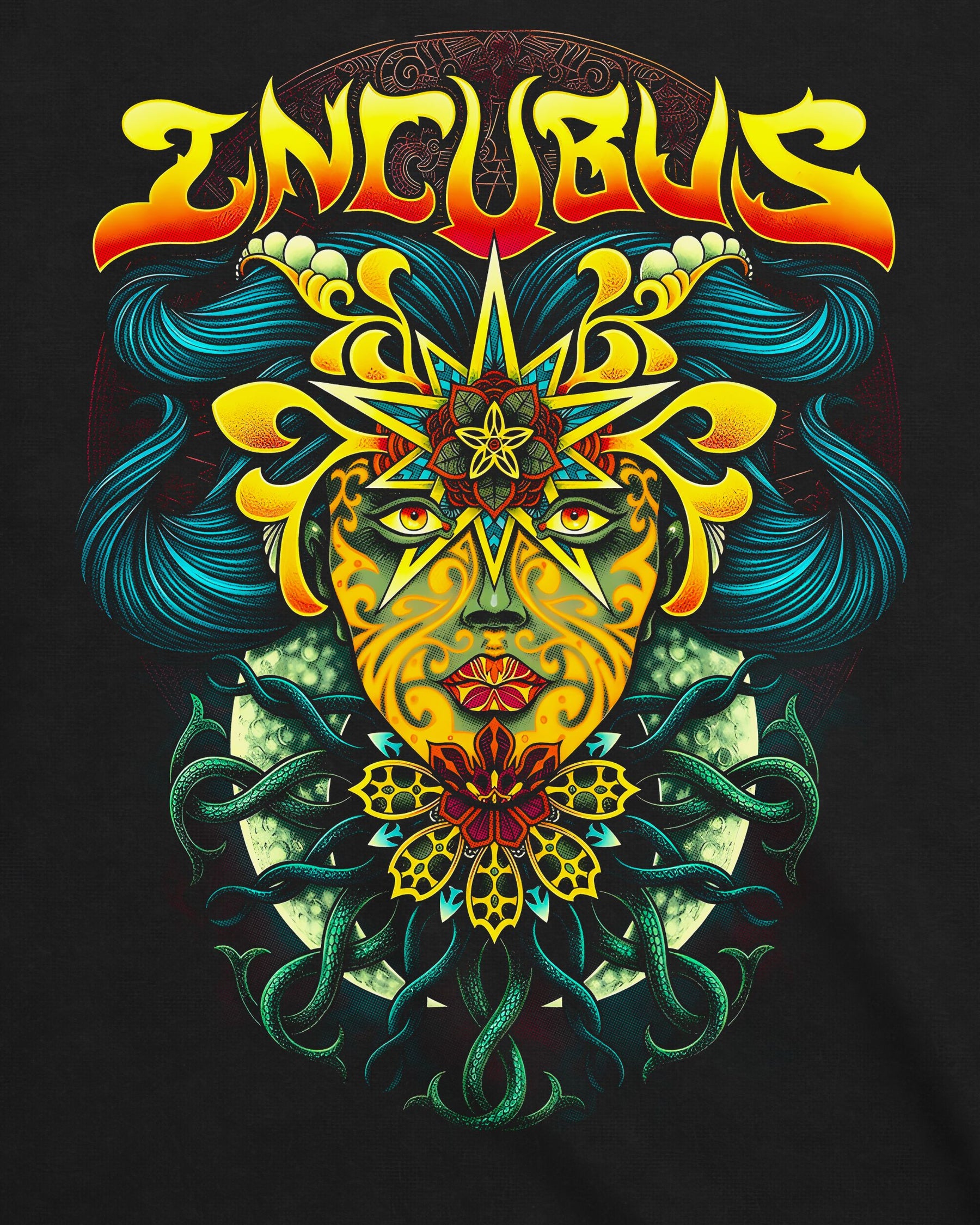Camiseta Incubus – Psychedelic Face