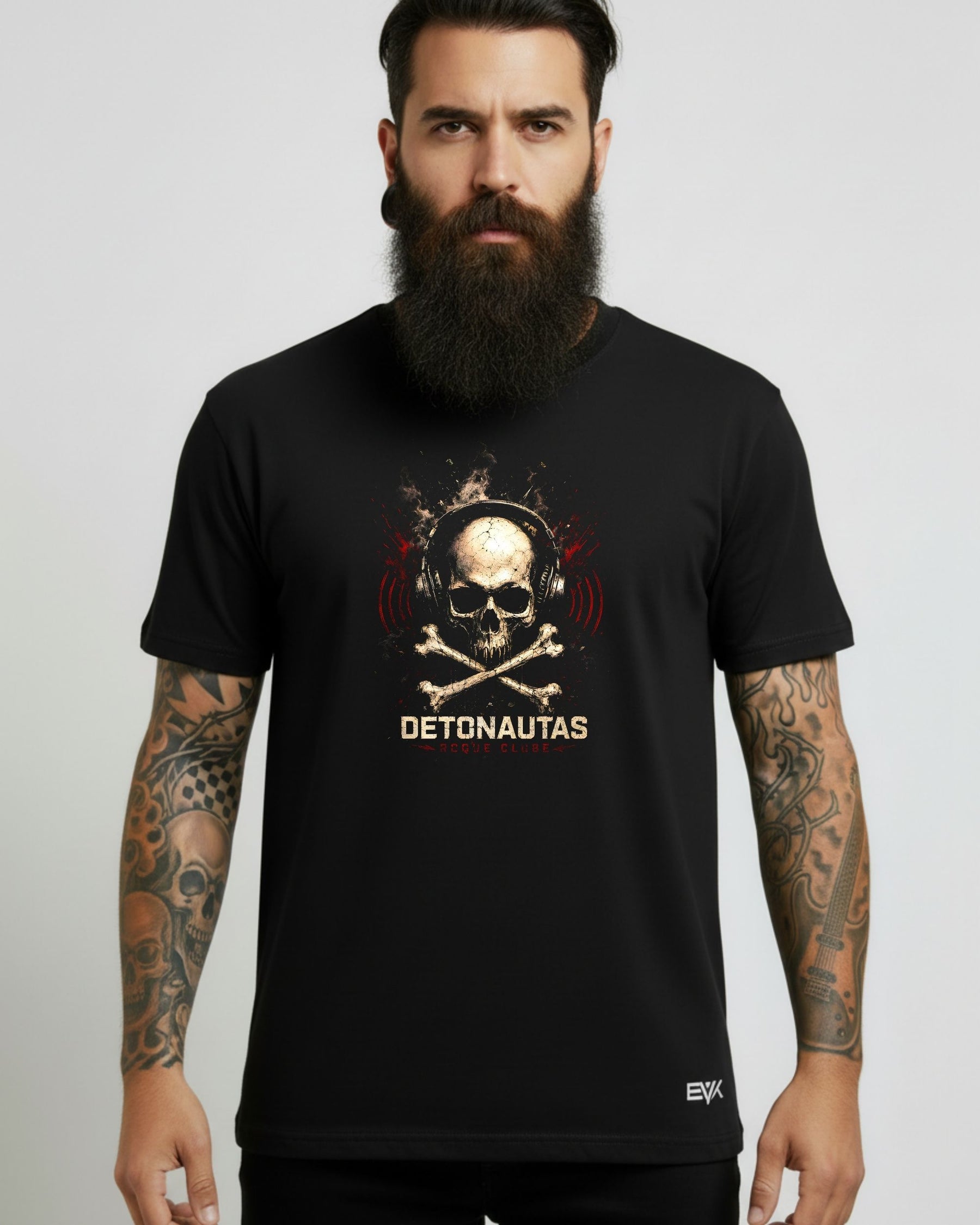 Camiseta Detonautas Roque Clube – Skull