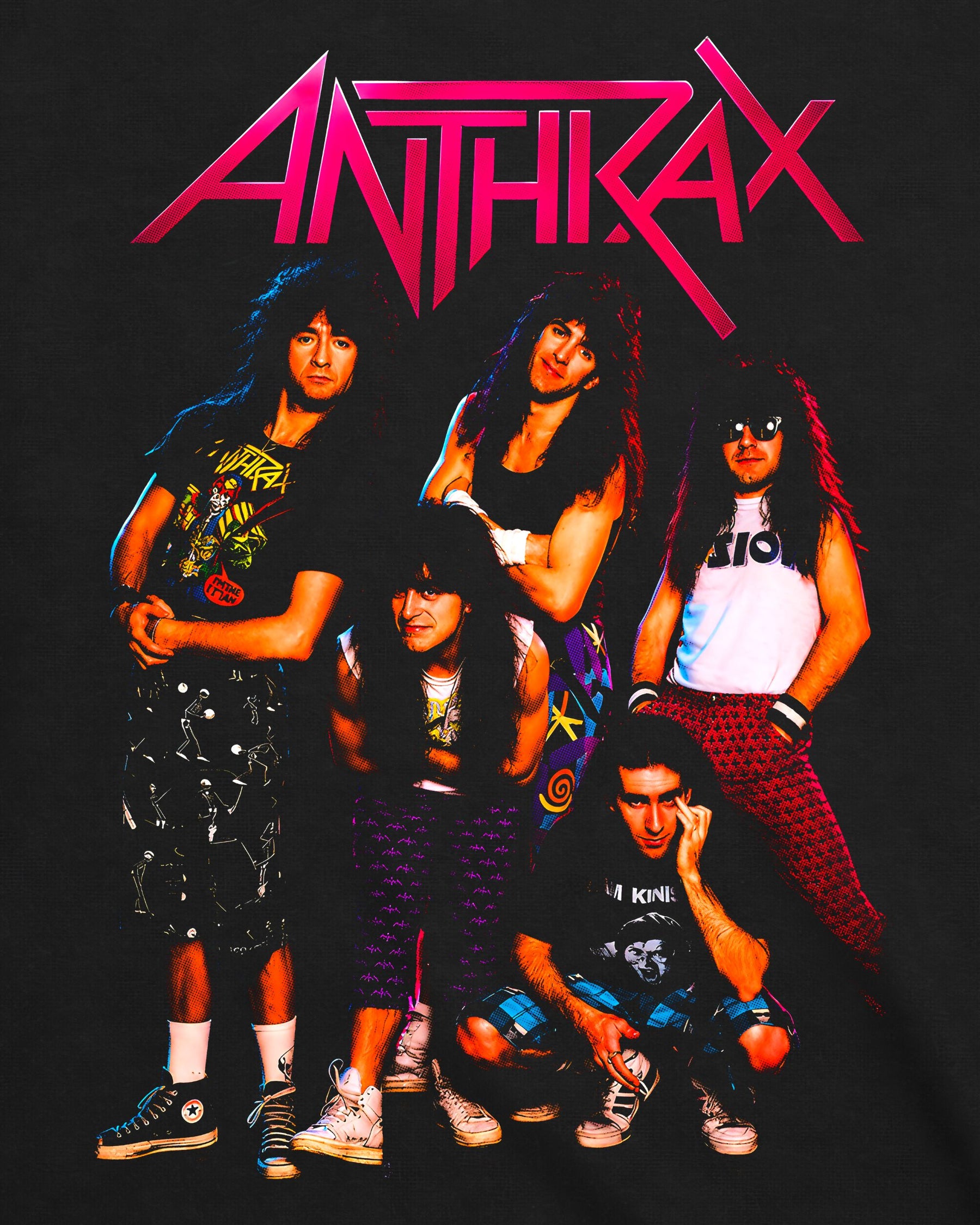 Camiseta Anthrax – Vintage Band Shot