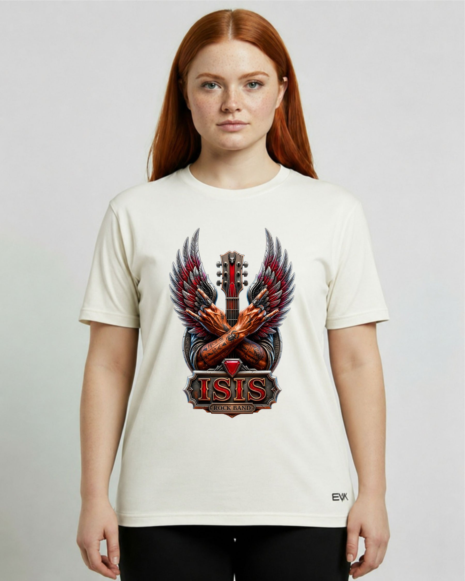 Camiseta Off-White Personalizada Isis Rock Band - Variação 1
