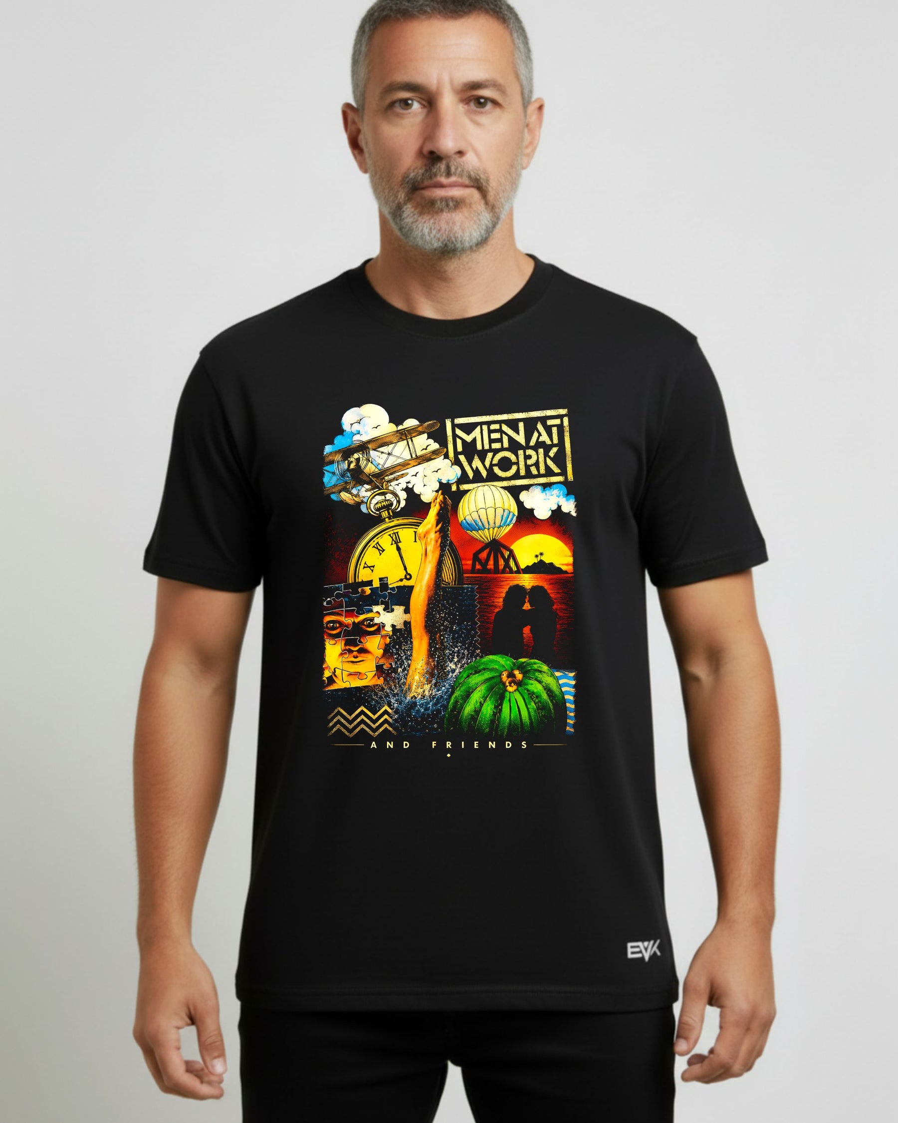 Camiseta Men At Work – And Friends