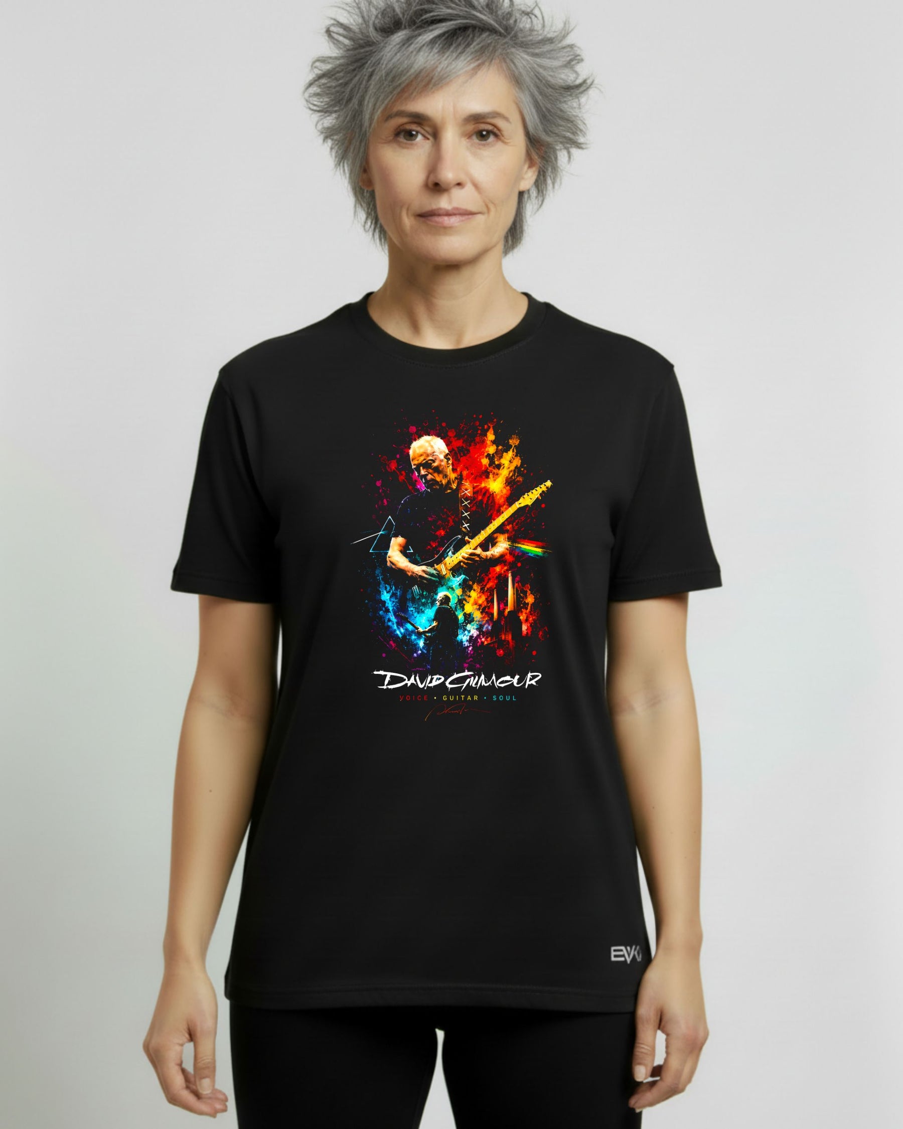 Camiseta Pink Floyd – David Gilmour – Voz, Guitarra e Alma