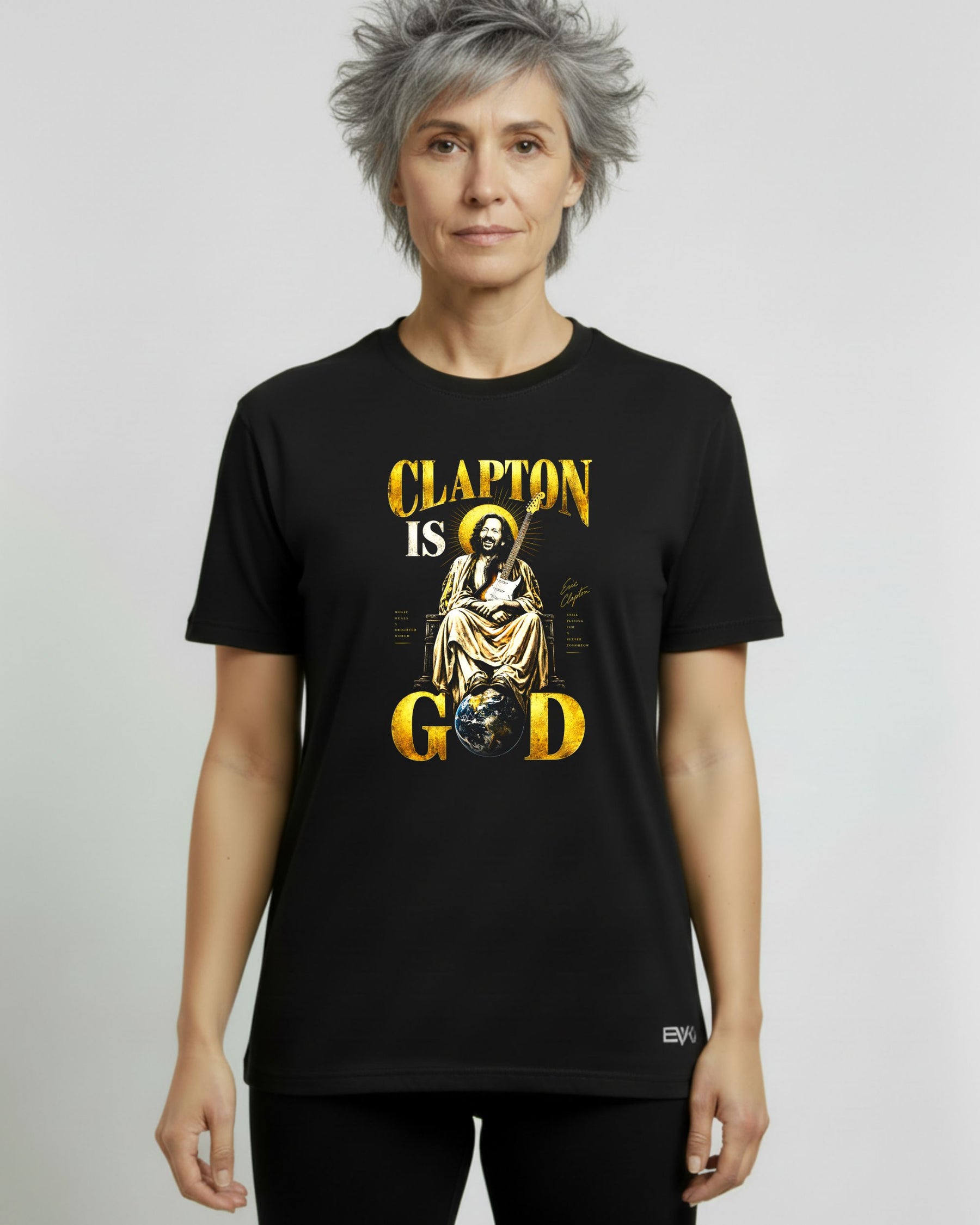 Camiseta Eric Clapton – Clapton Is God