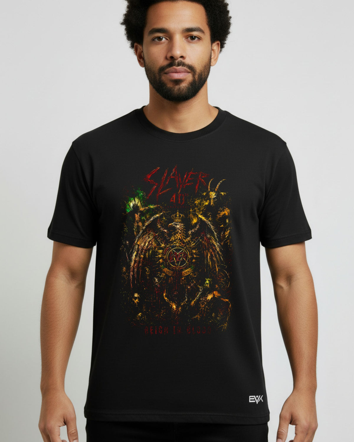 Camiseta Slayer – Reign in Blood 40 Years Brasil