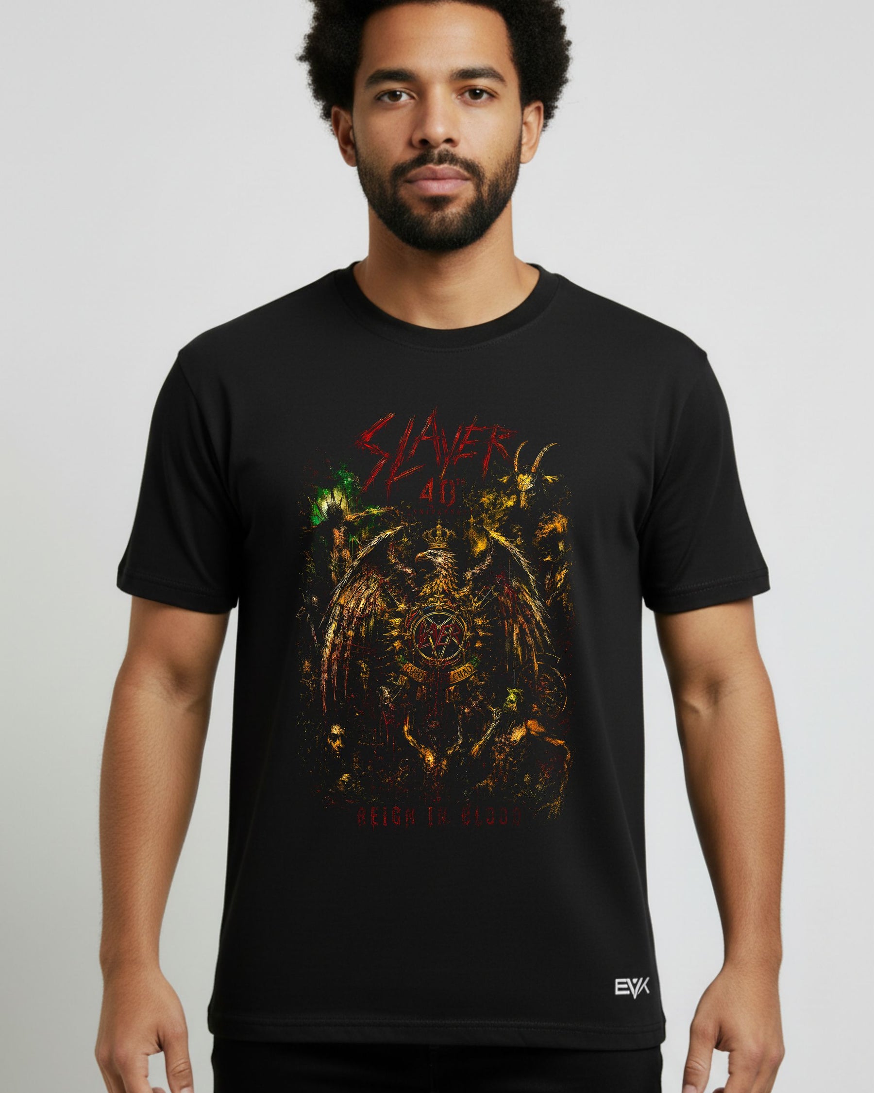 Camiseta Slayer – Reign in Blood 40 Years Brasil