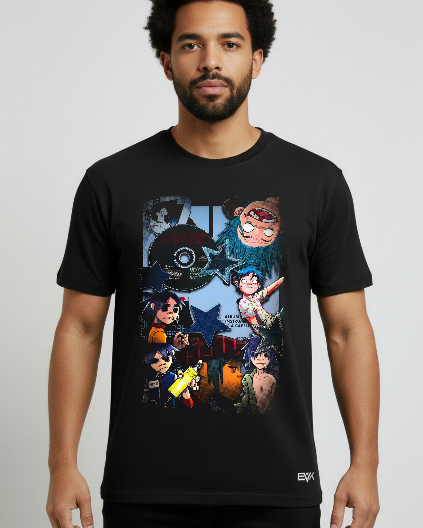 Camiseta Gorillaz – 2-D Collage