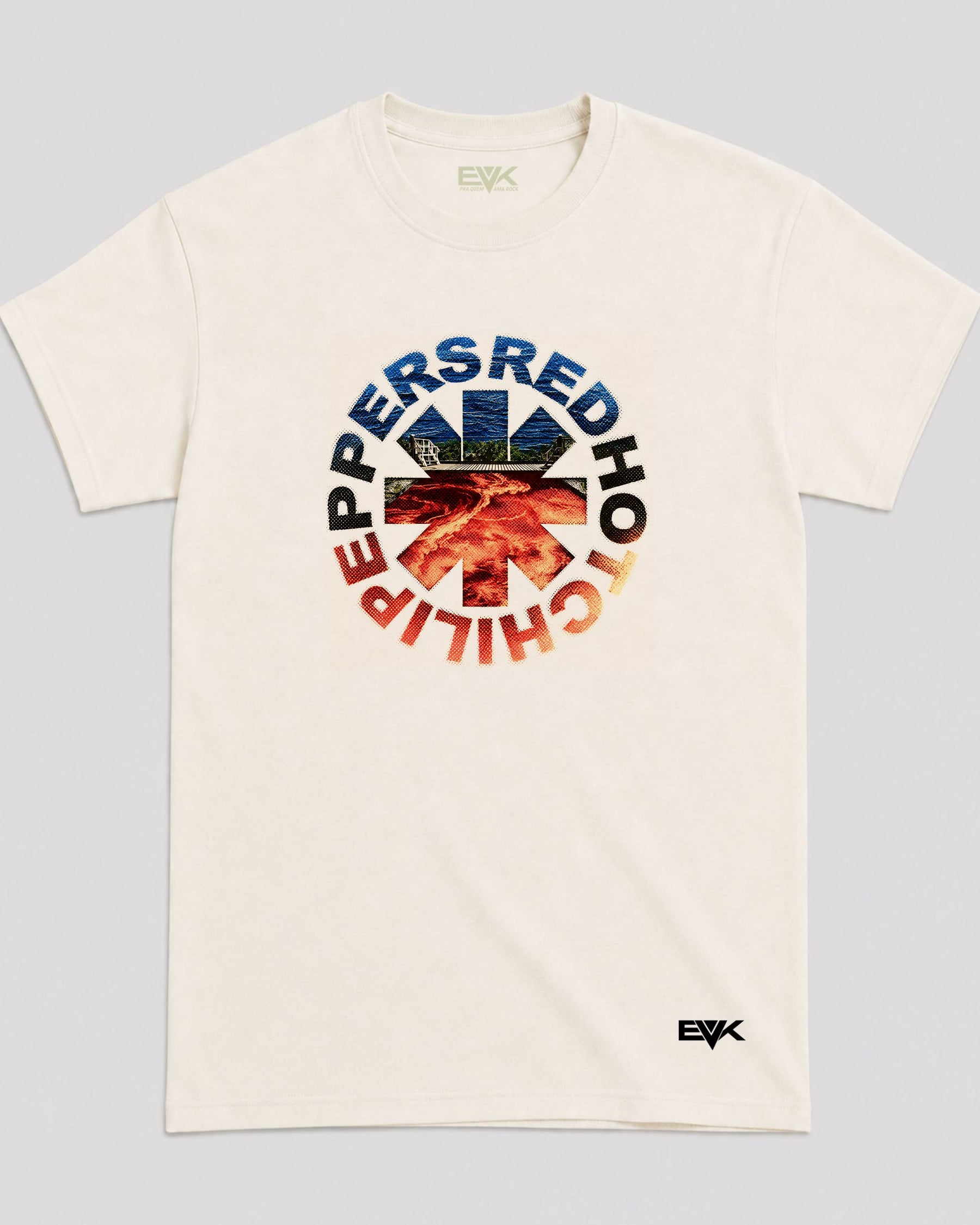 Camiseta Off-White Red Hot Chili Peppers – Californication Logo