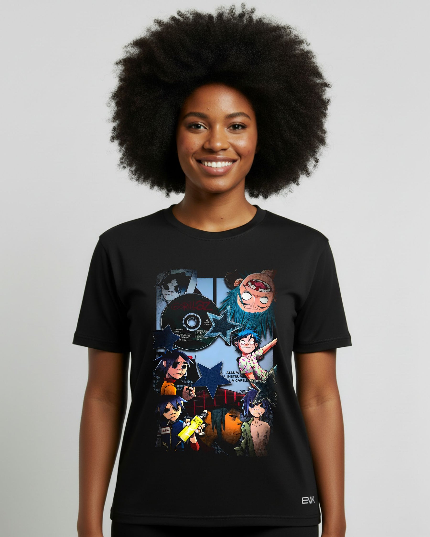 Camiseta Gorillaz – 2-D Collage