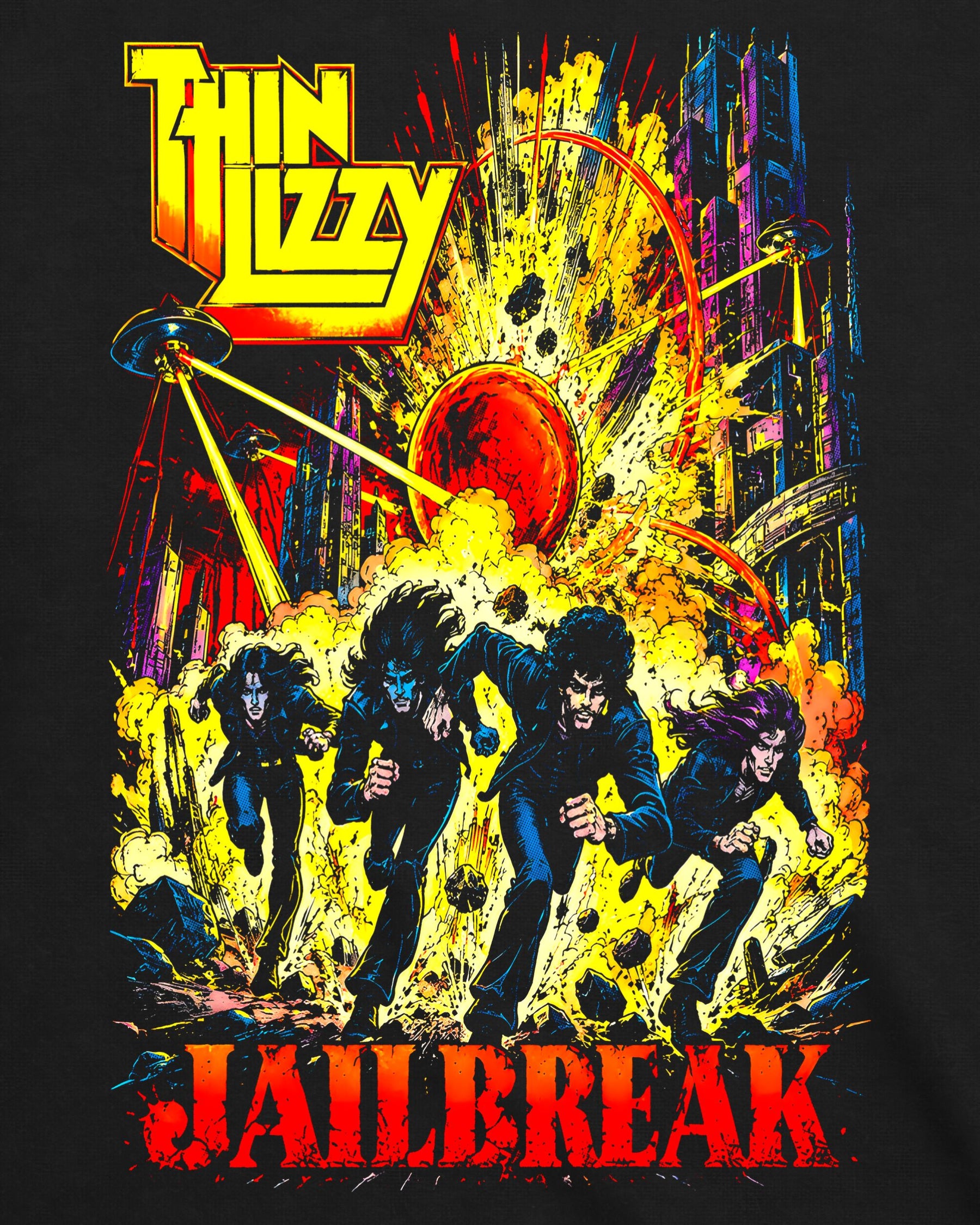 Camiseta Thin Lizzy – Jailbreak Explosion