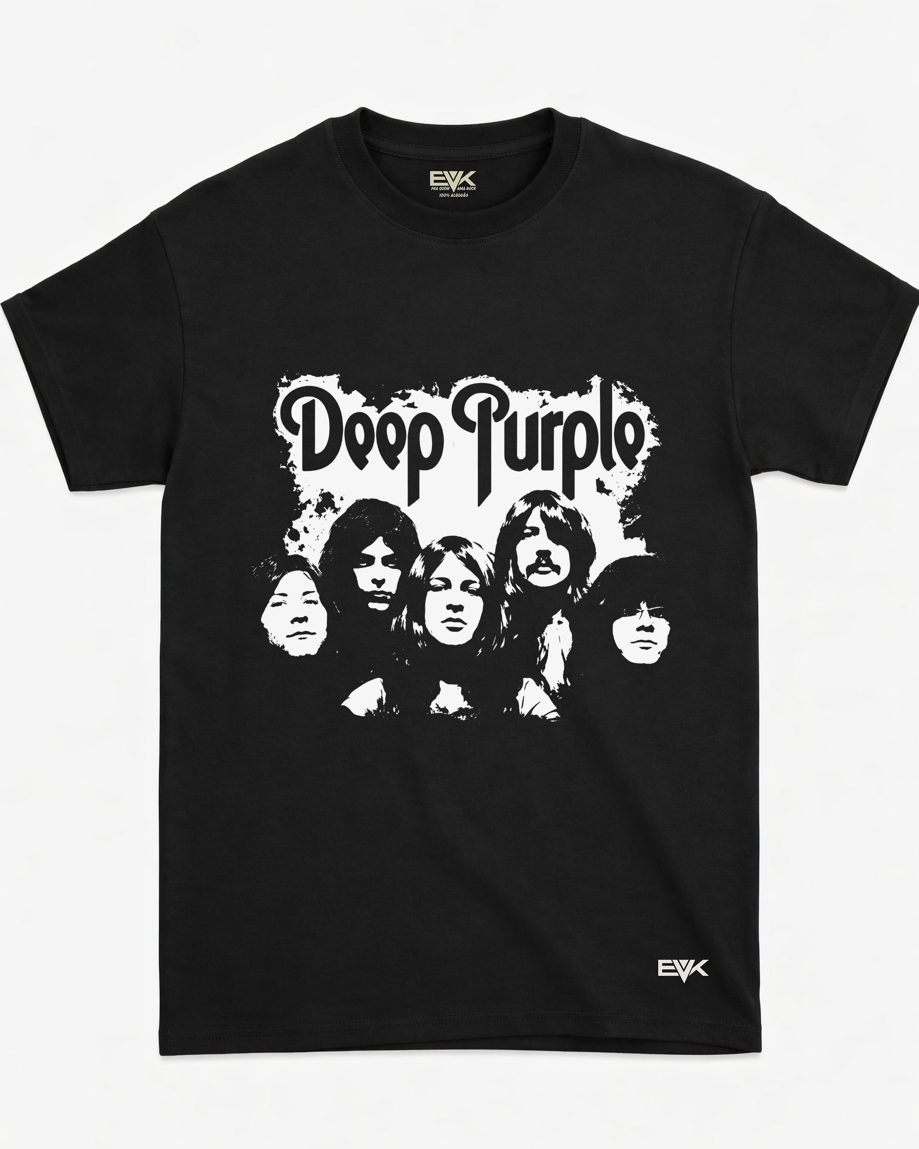 Camiseta Deep Purple – Black and White Band