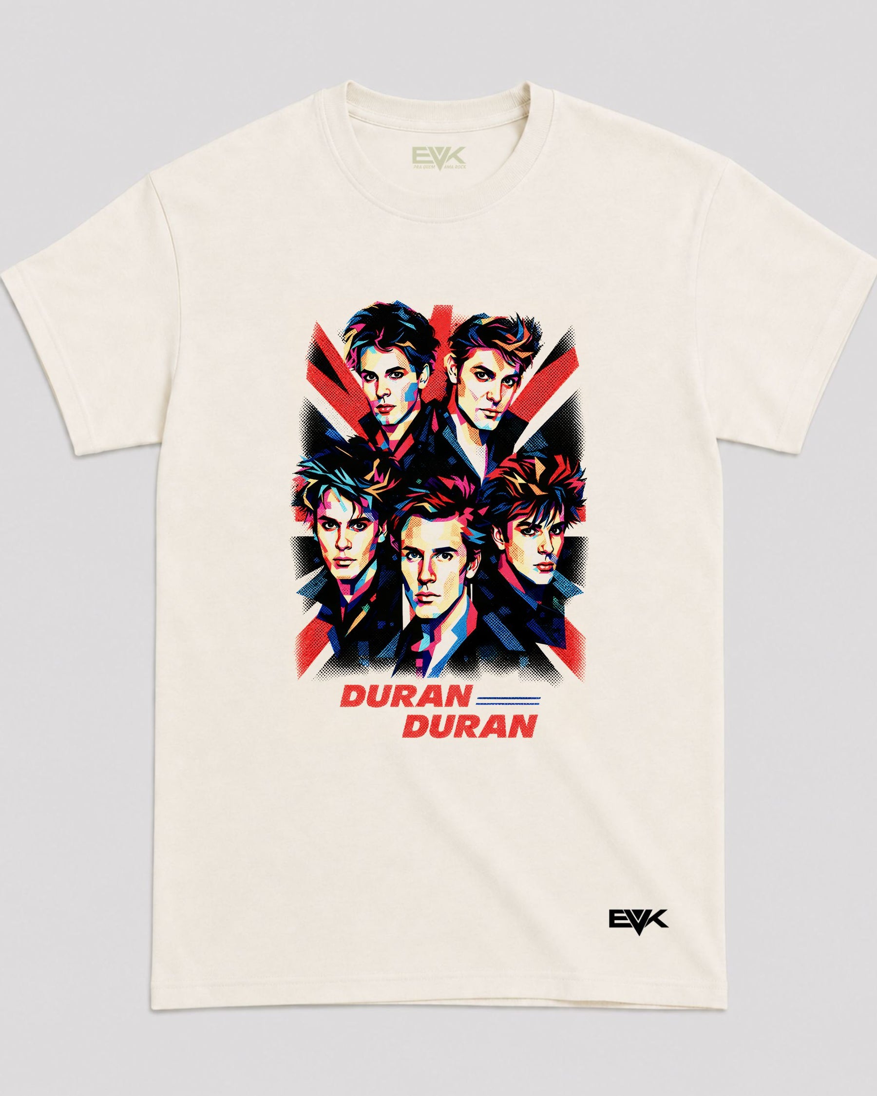 Camiseta Off-White Duran Duran – Wedha's Pop Art Portrait