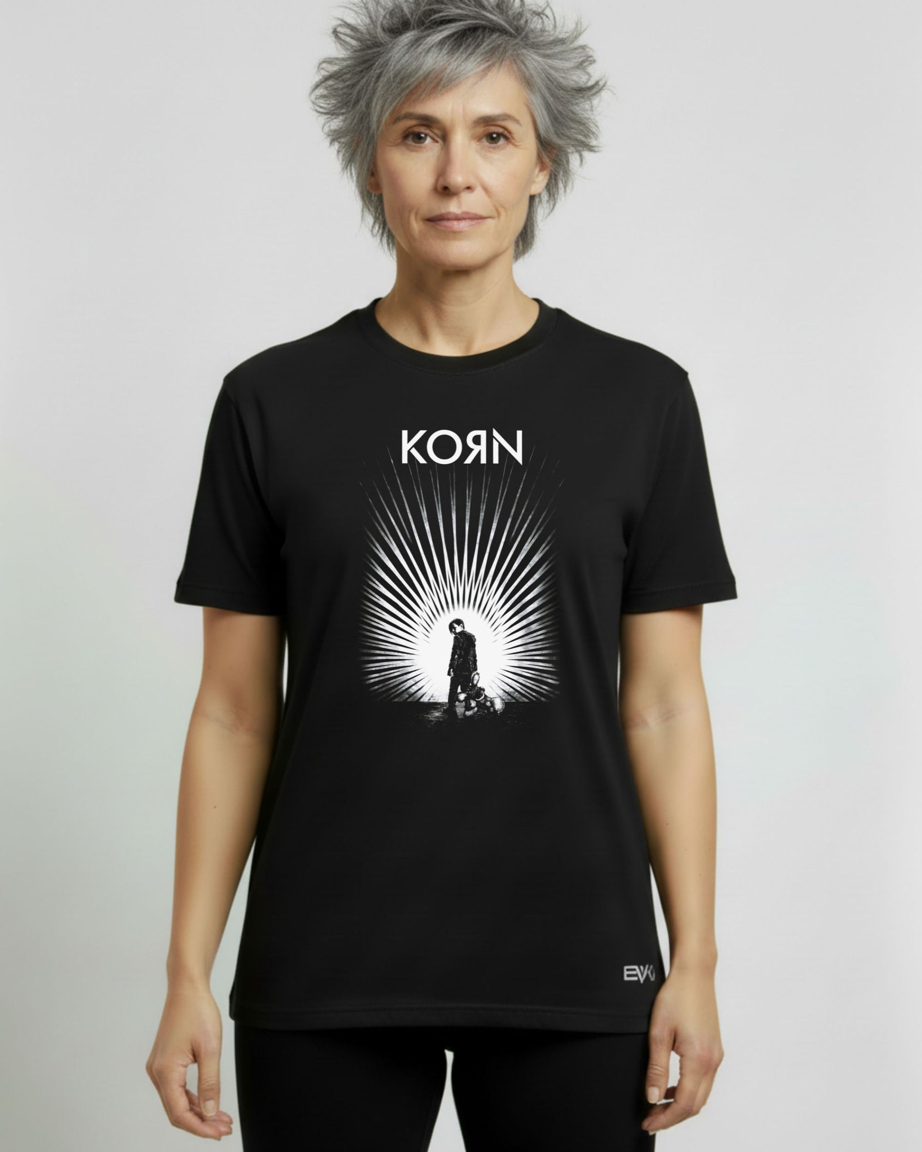 Camiseta Korn – Untouchables Black & White