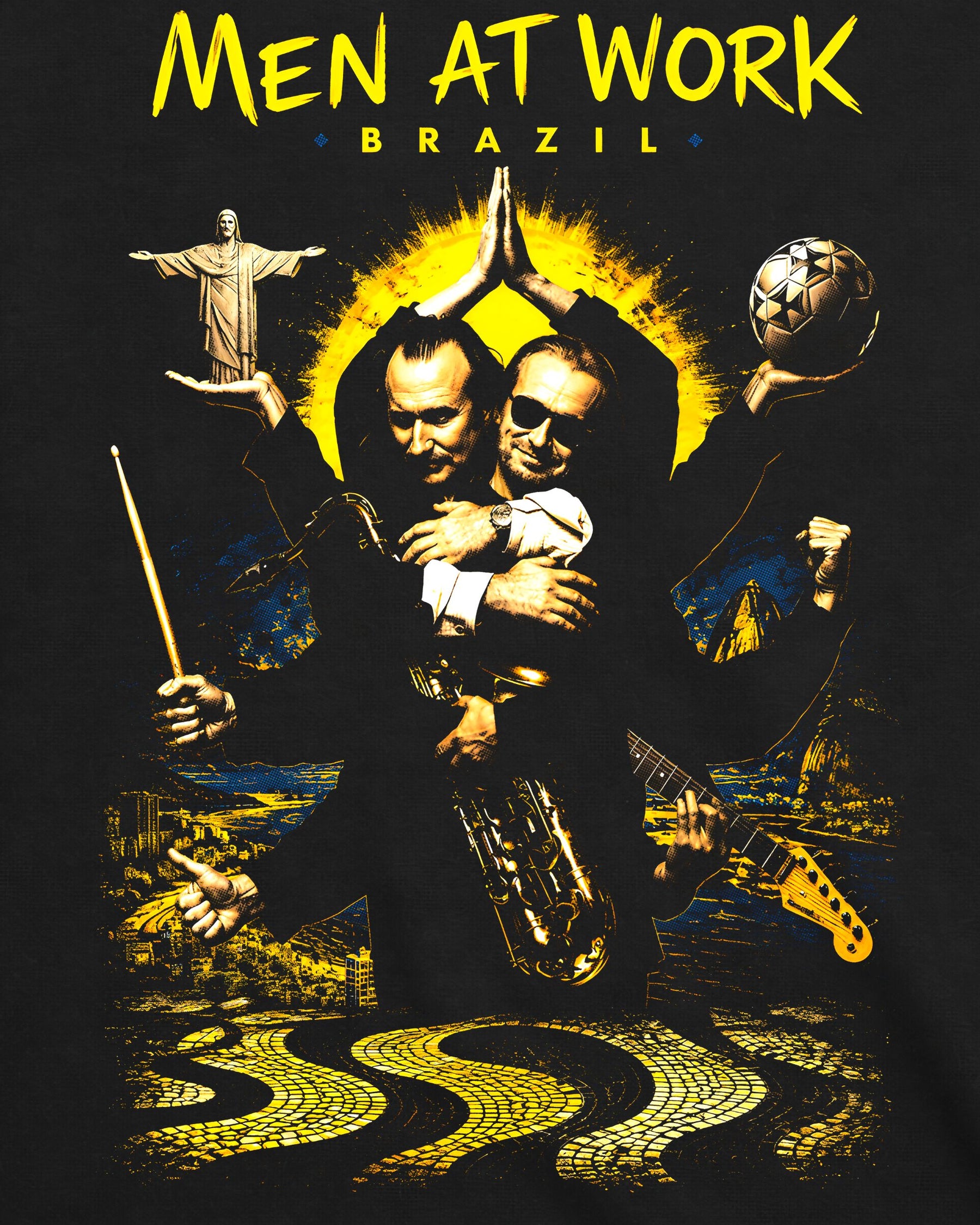 Camiseta Men At Work – Brazil