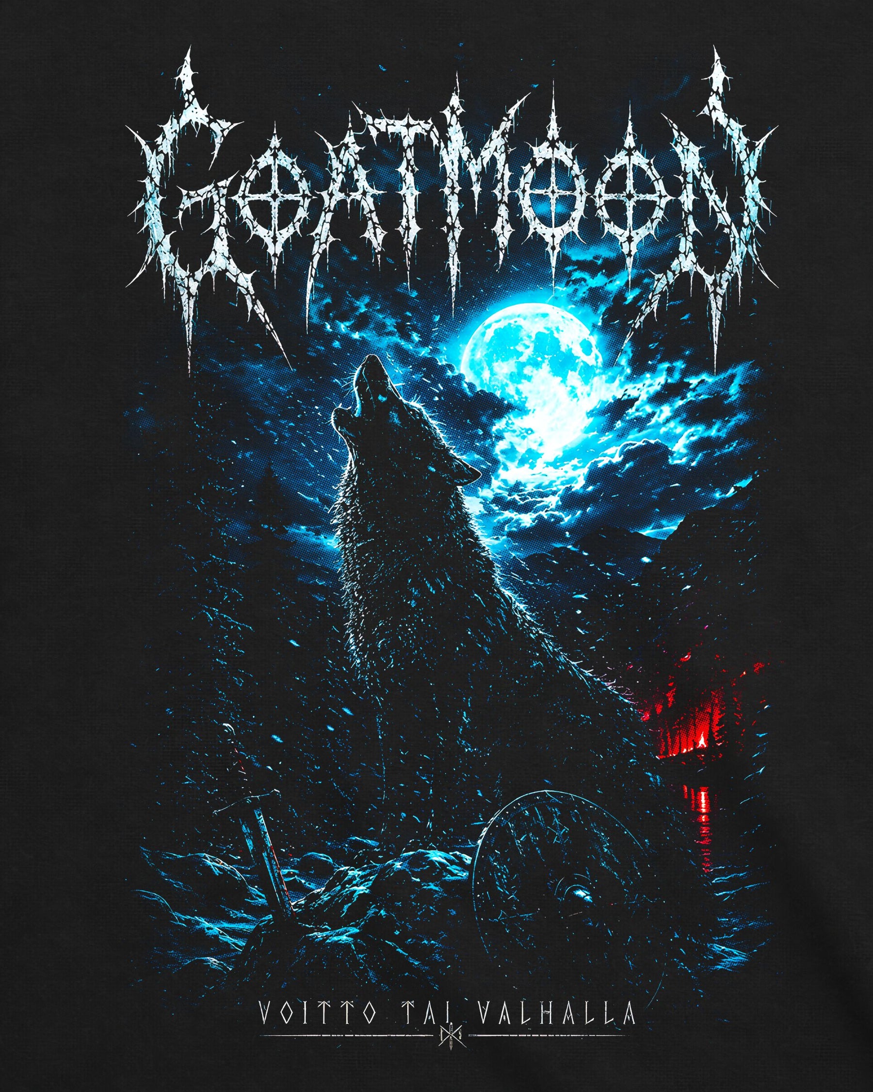 Camiseta Goatmoon – Voitto Tai Valhalla