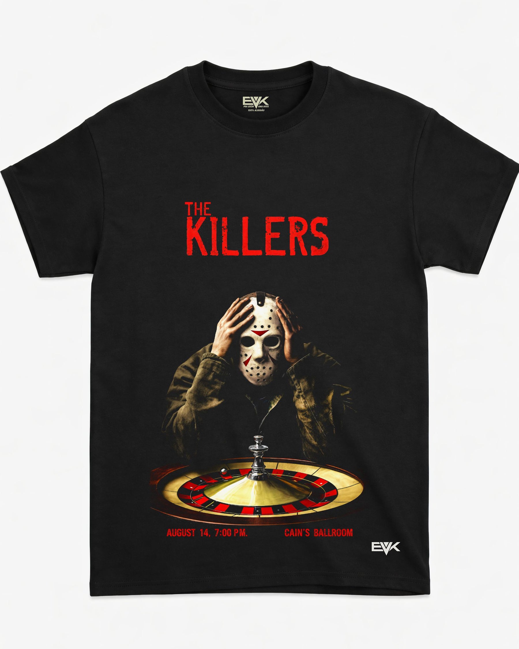 Camiseta The Killers – Poster Jason – Show Cain’s Ballroom