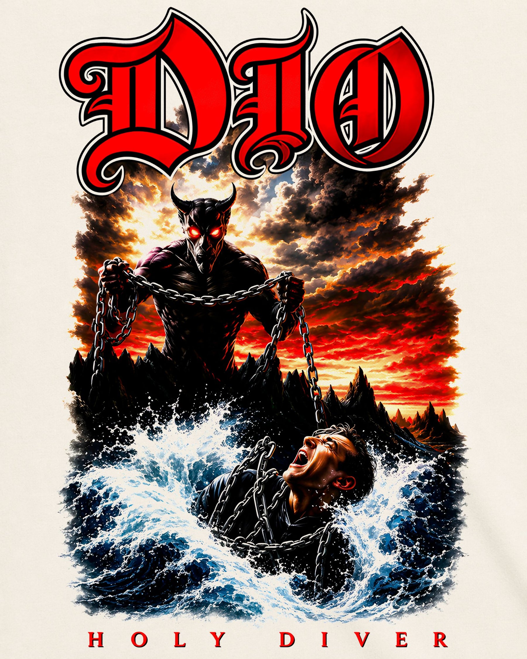 Camiseta Off-White Dio – Holy Diver