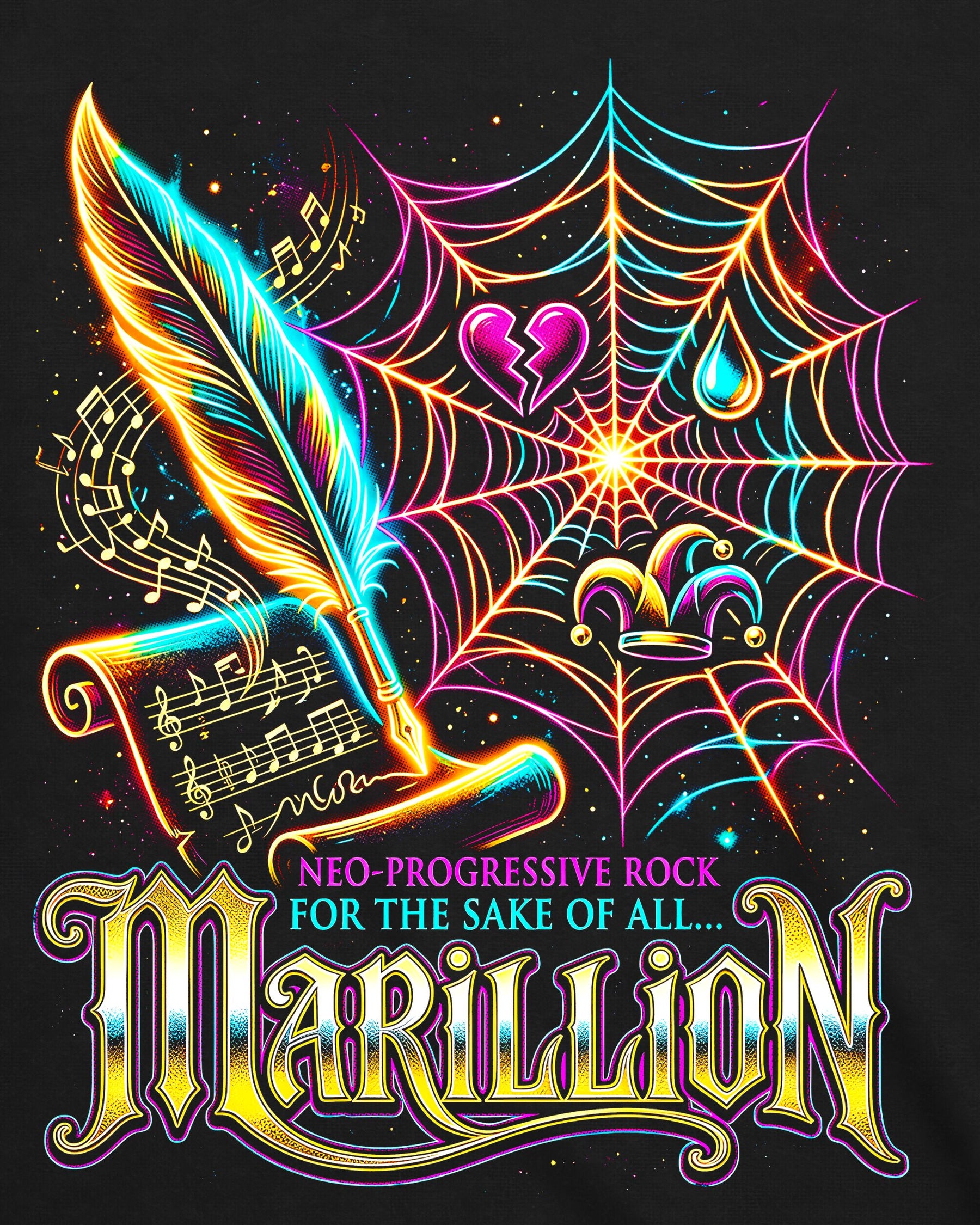 Camiseta Marillion – Web of Melodies