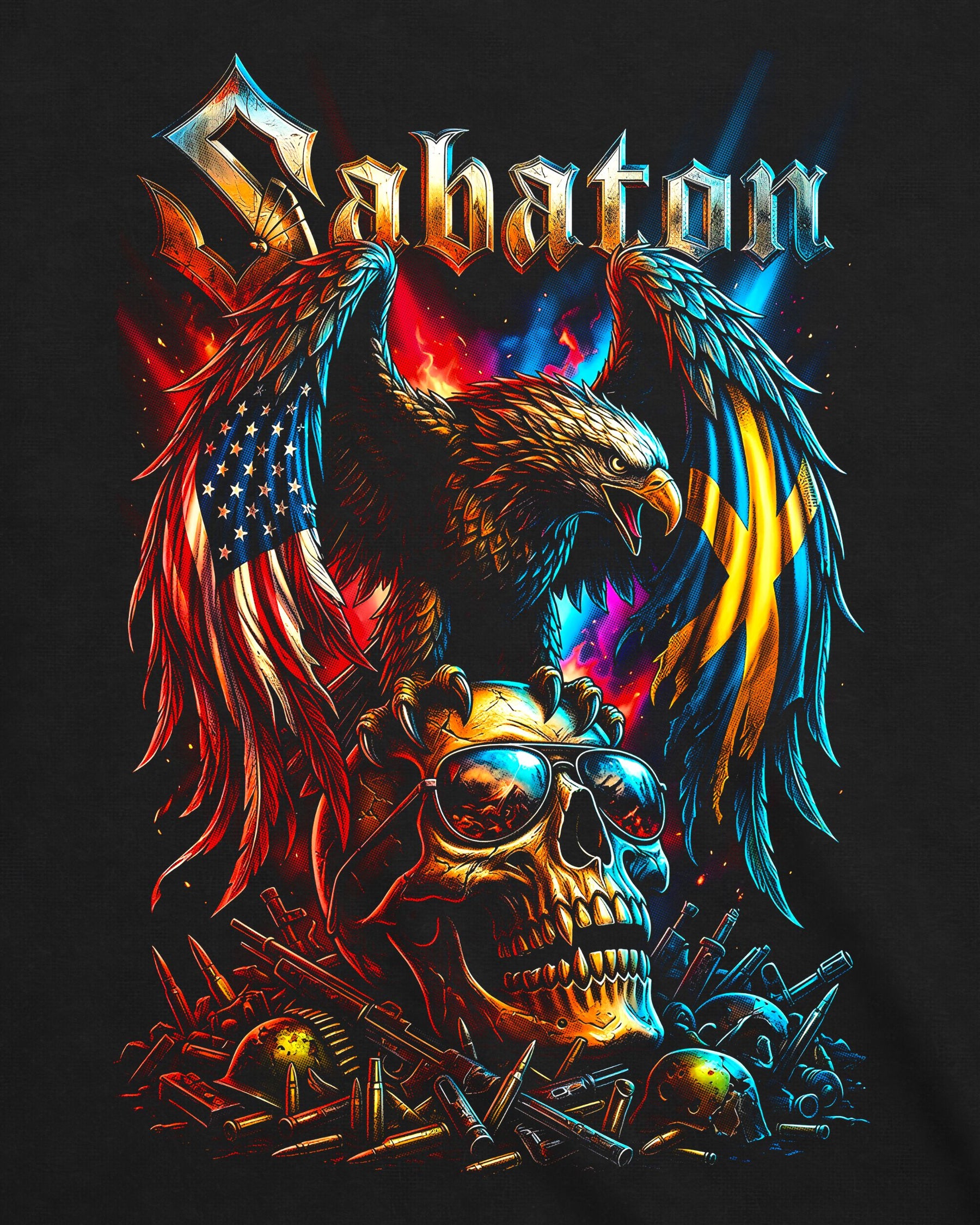 Camiseta Sabaton – Screaming Eagles