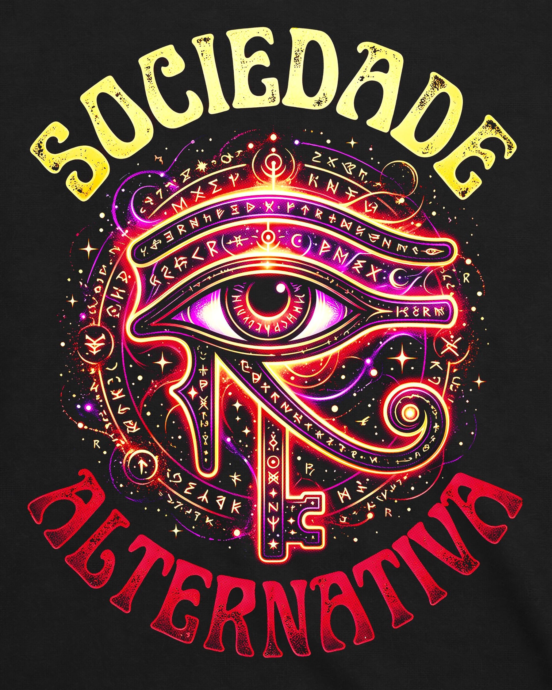 Camiseta Raul Seixas – A Chave da Sociedade Alternativa