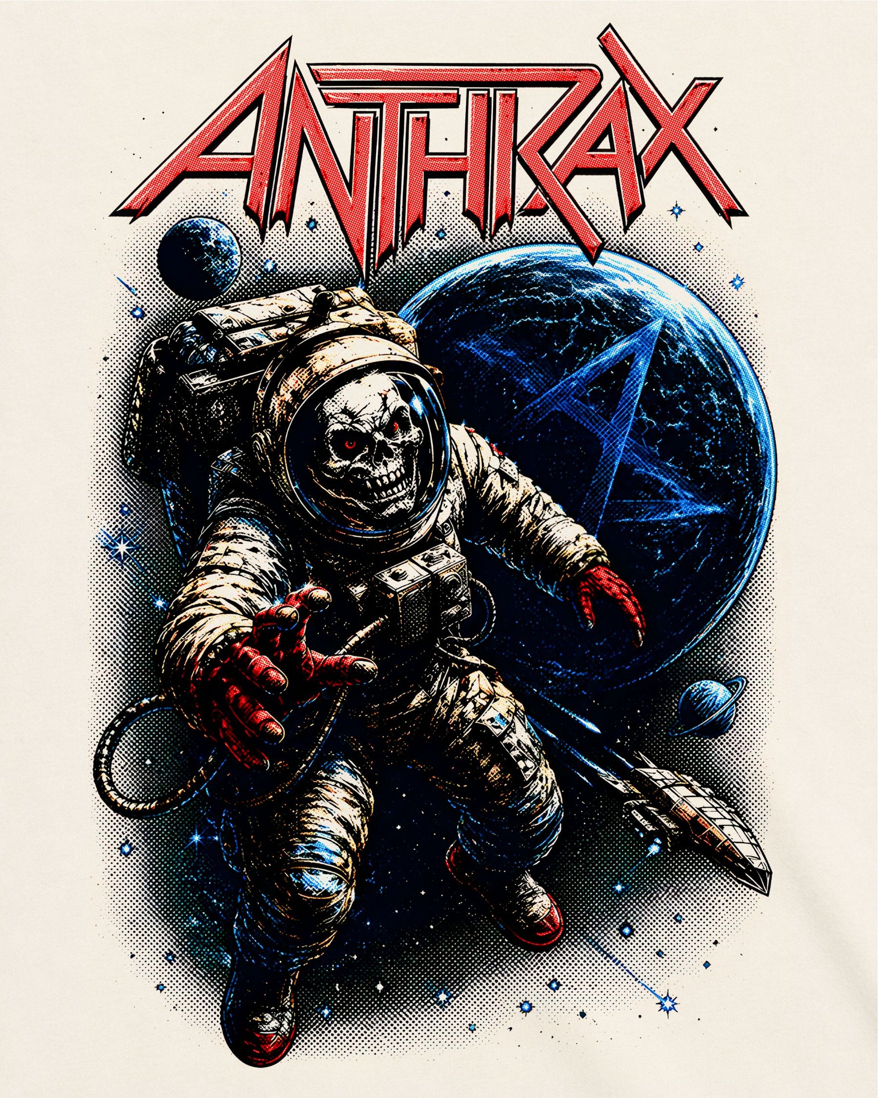 Camiseta Off-White Anthrax – Space Thrash