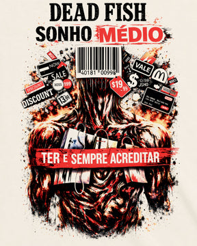 Camiseta Off-White Dead Fish – Sonho Médio