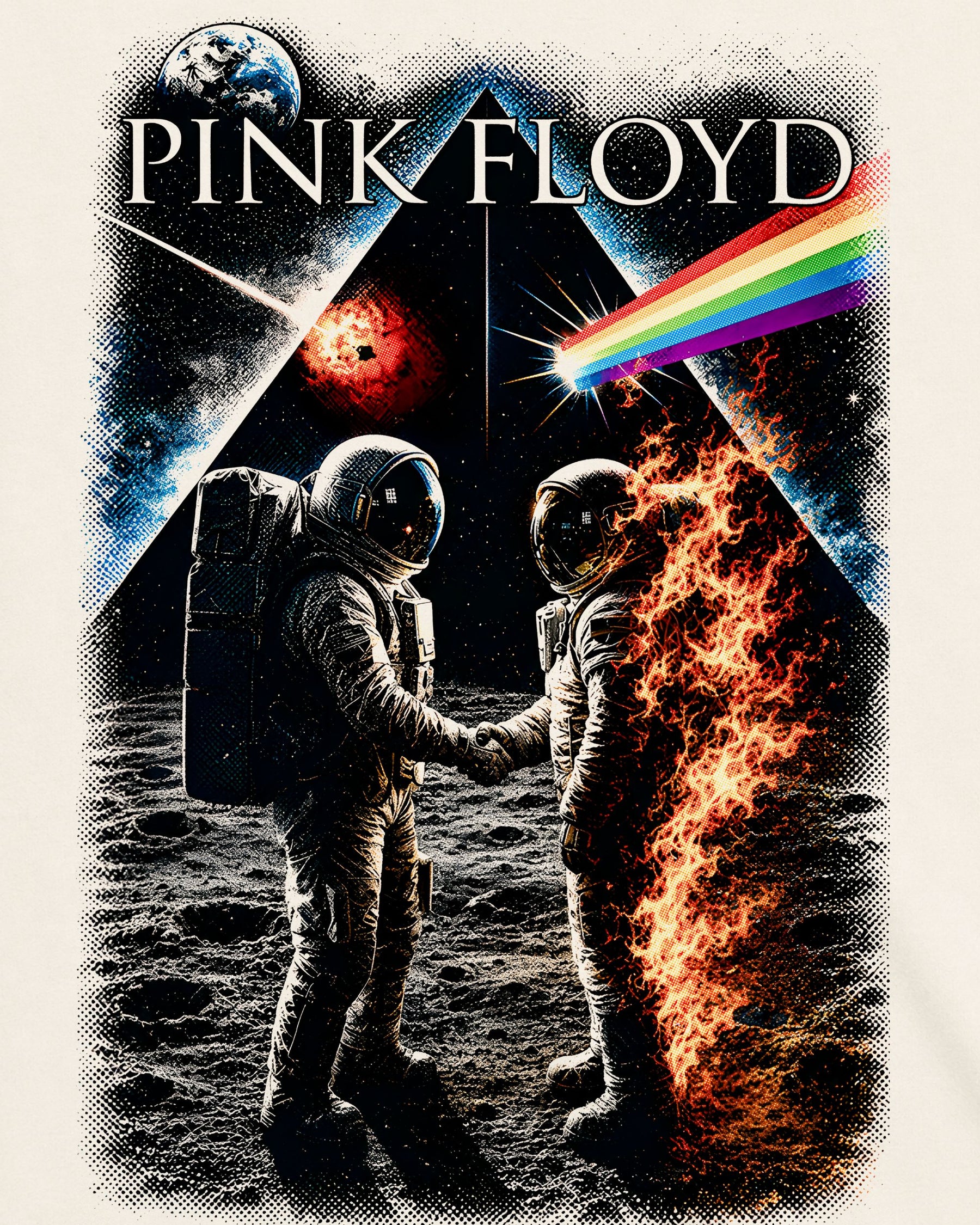 Camiseta Off-White Pink Floyd – Astronauts Dark Side