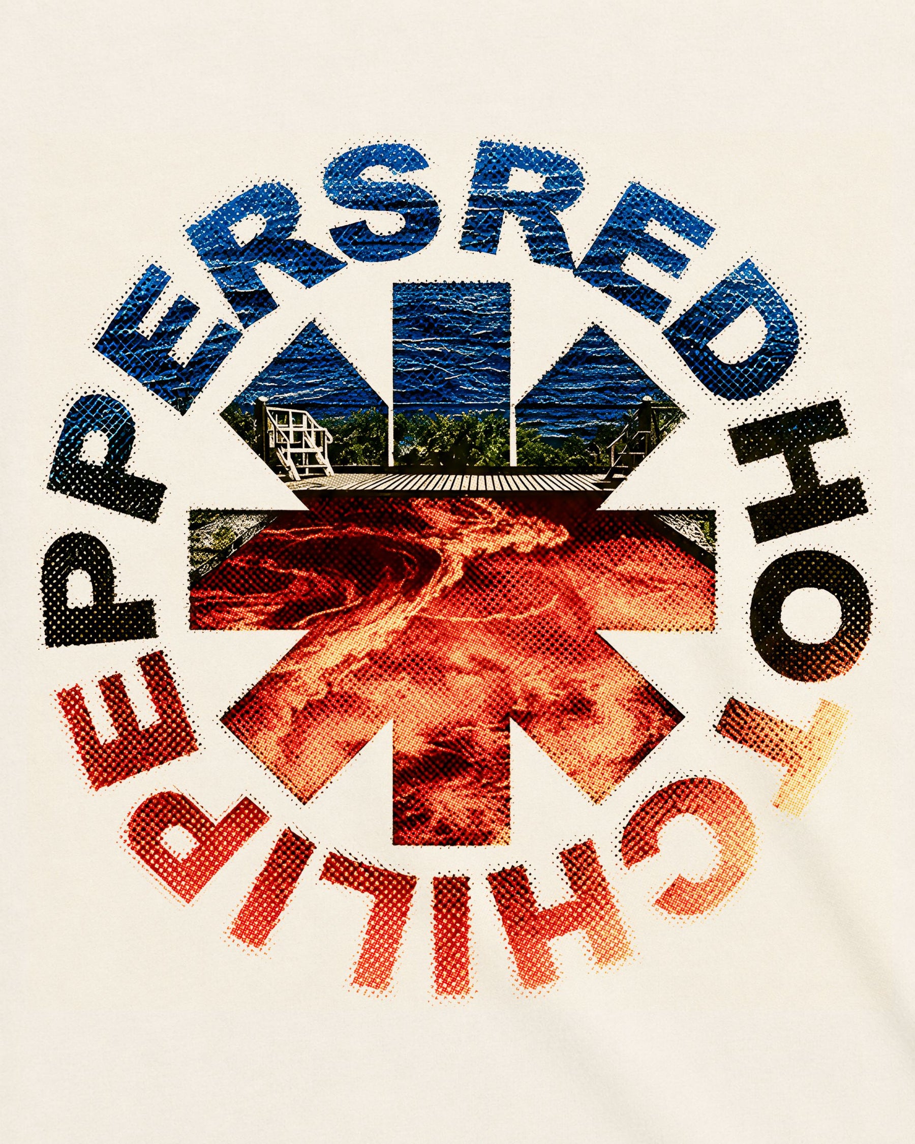 Camiseta Off-White Red Hot Chili Peppers – Californication Logo