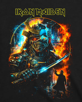 Camiseta Iron Maiden – Cyberpunk Samurai Eddie