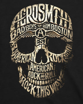 Camiseta Aerosmith – Rock Skull