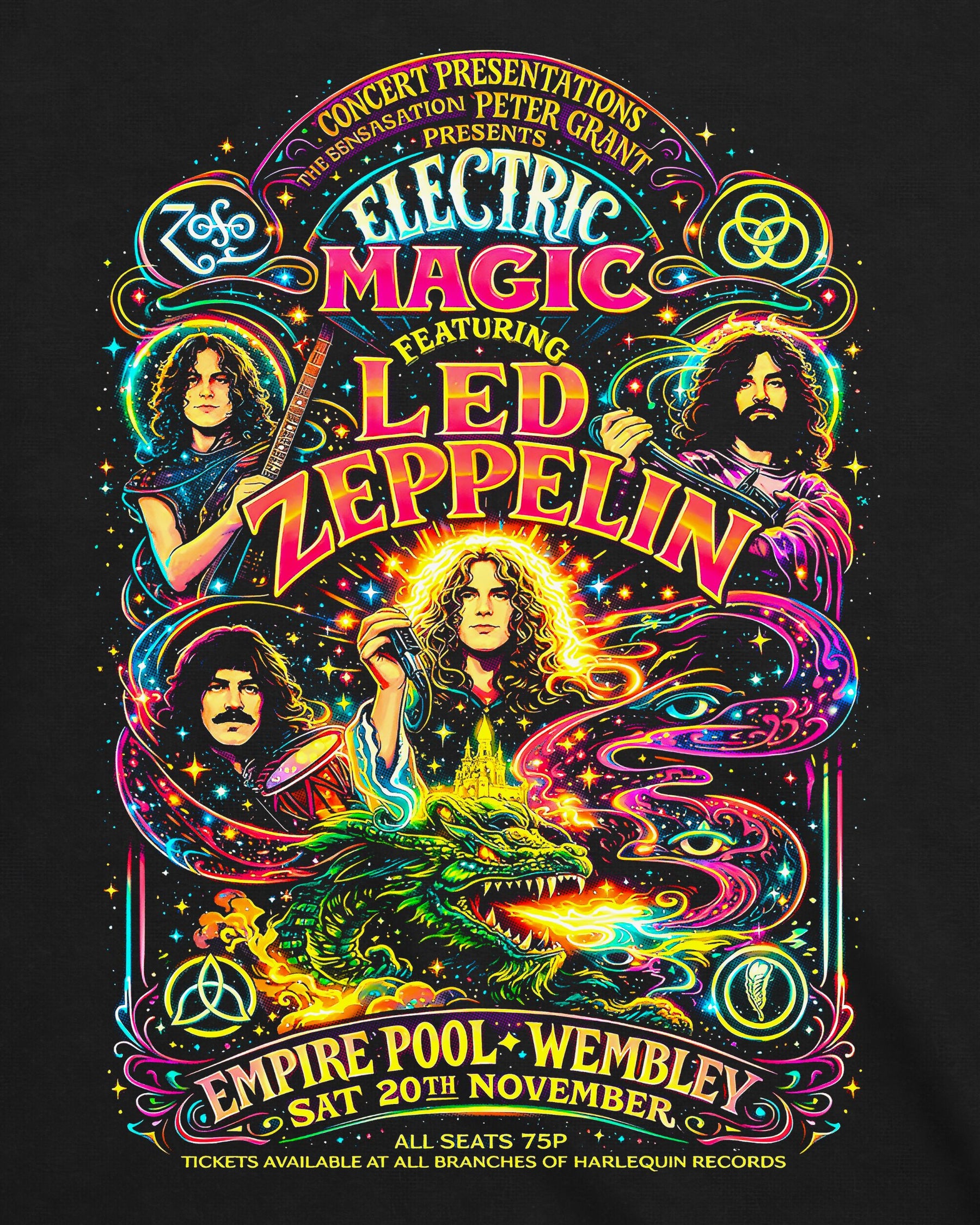 Camiseta Led Zeppelin – Electric Magic