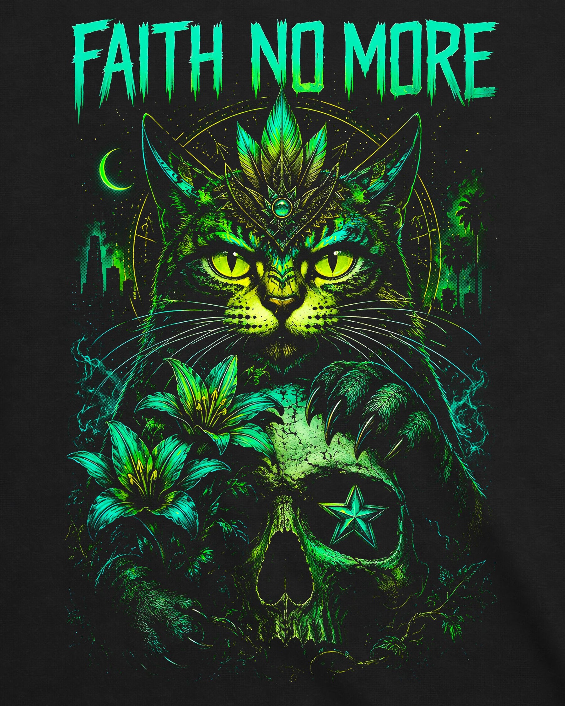 Camiseta Faith No More – Green Eyed Shaman