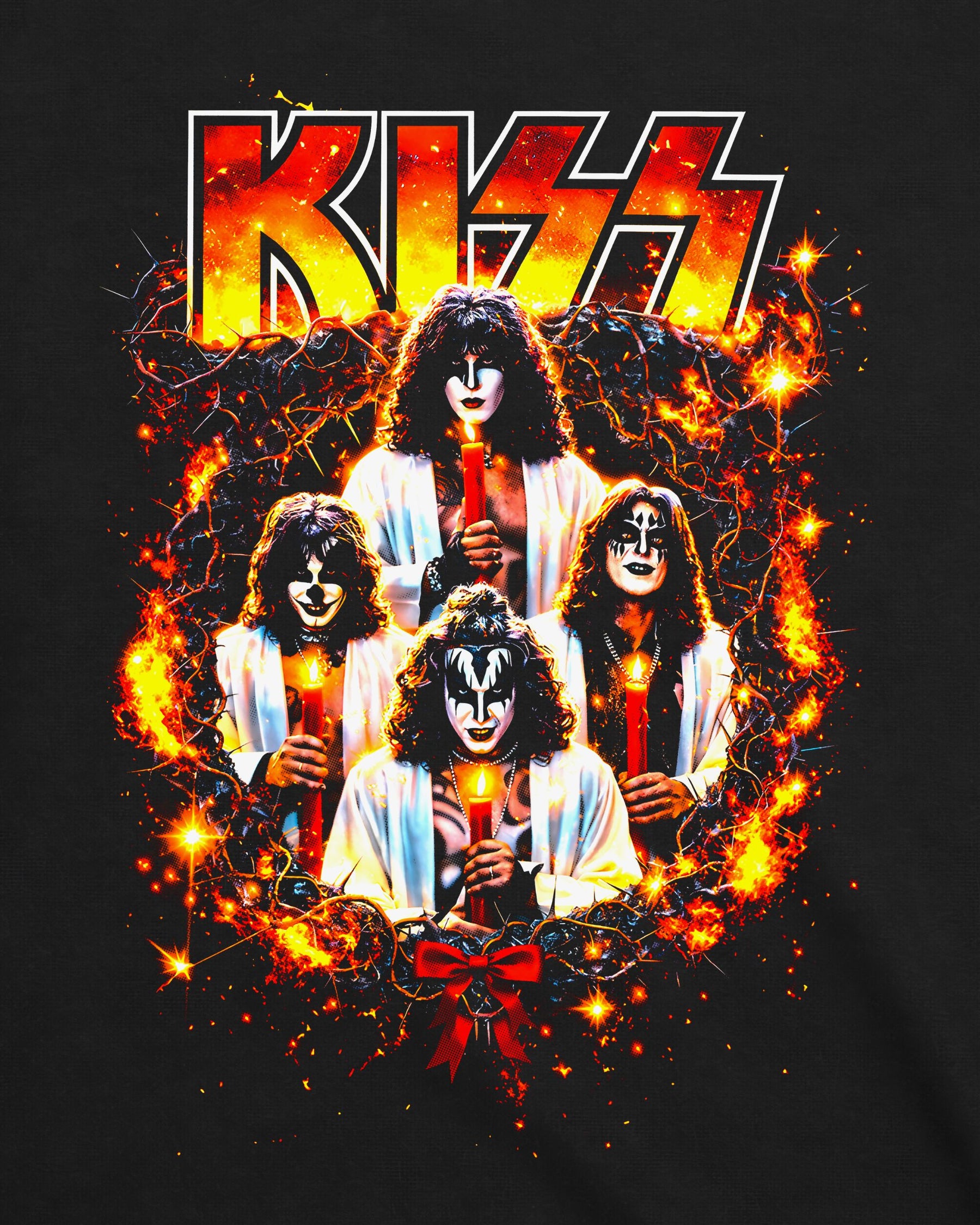 Camiseta Kiss – Kissmas Fire